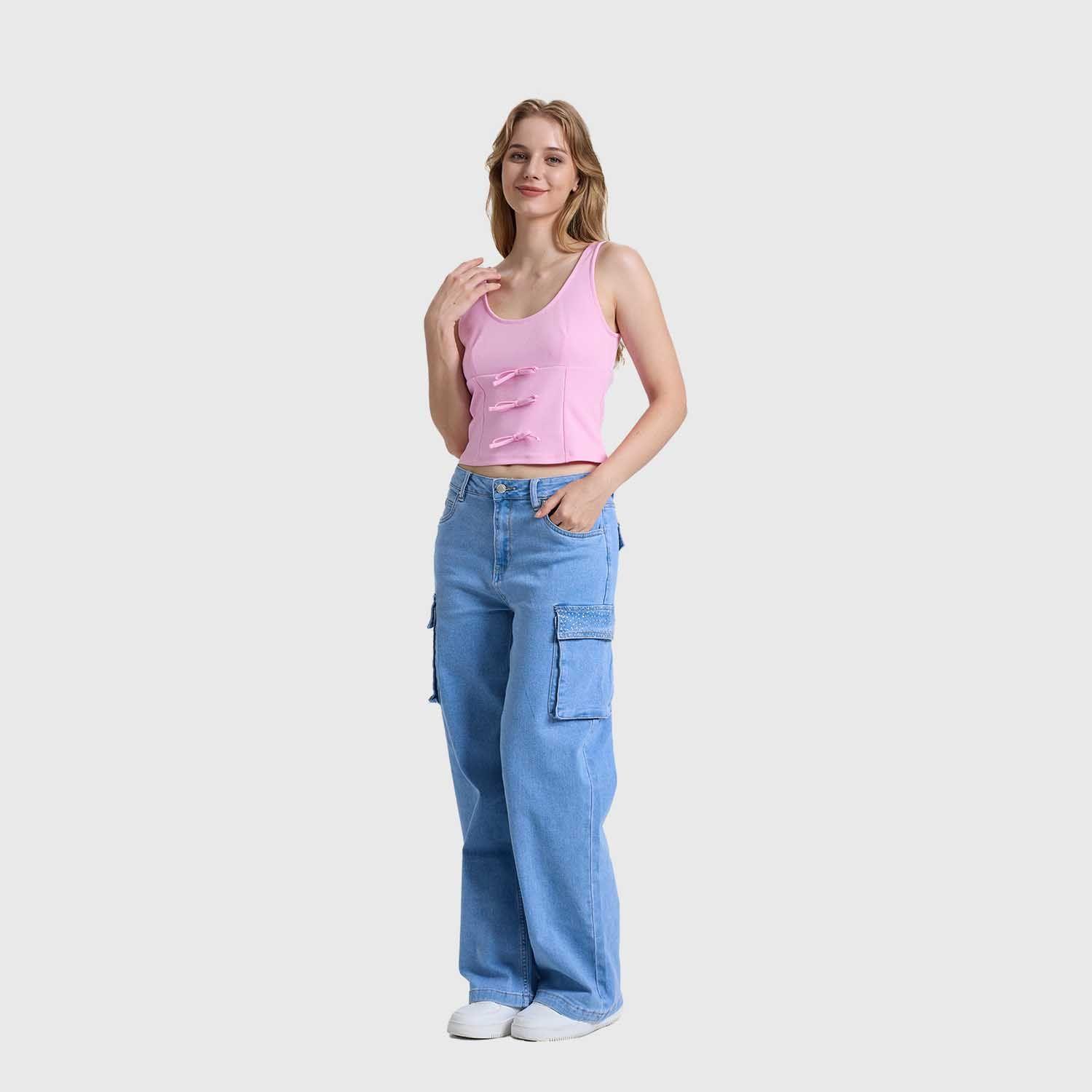 Polera Mujer Rosita Rosado Fashions Park-3