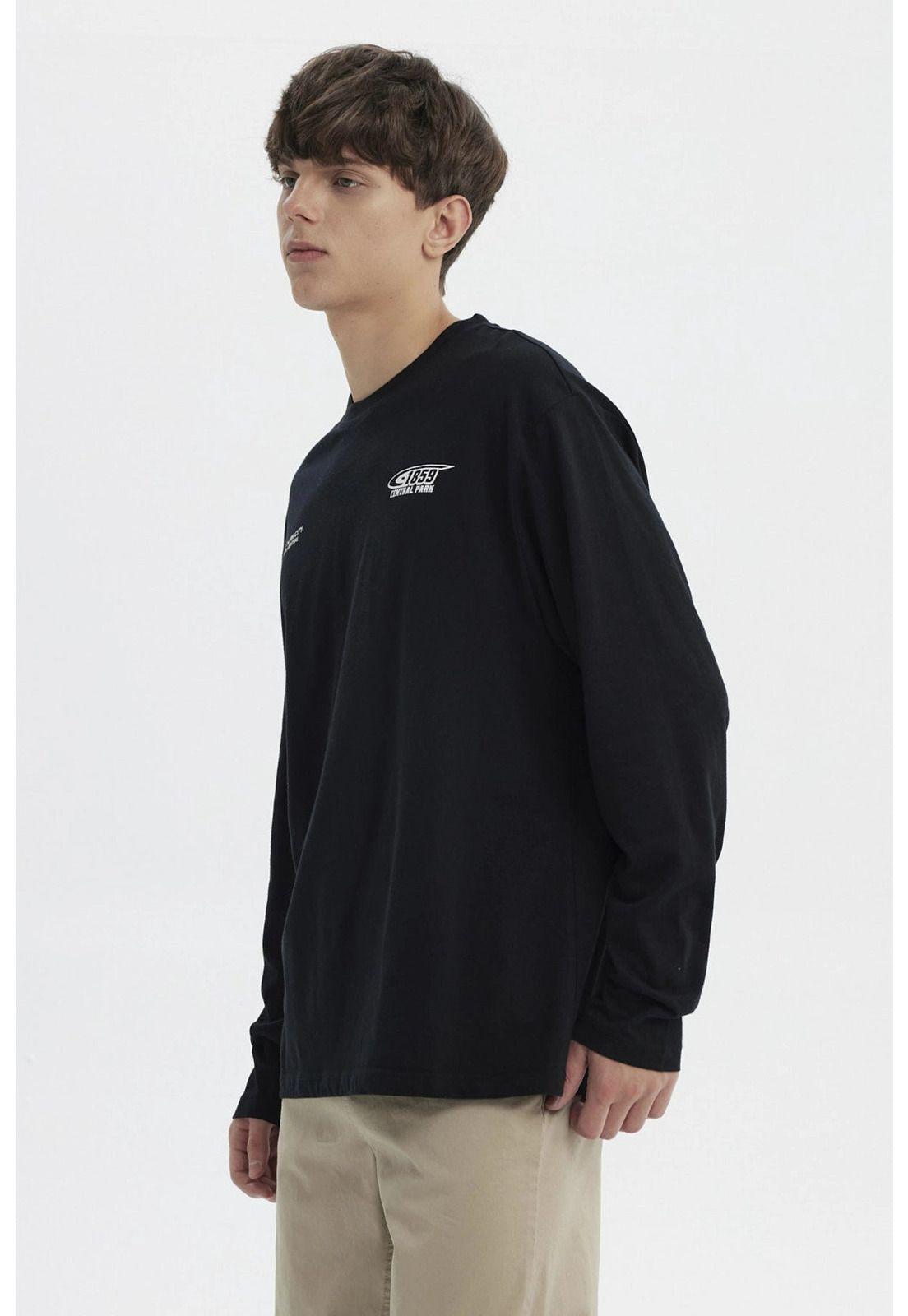 Polera Hombre Slim Negro - XVl-2