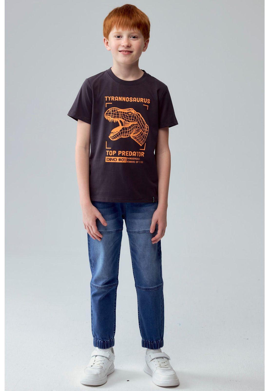 Polera Niño Básica Estampada Marengo-2