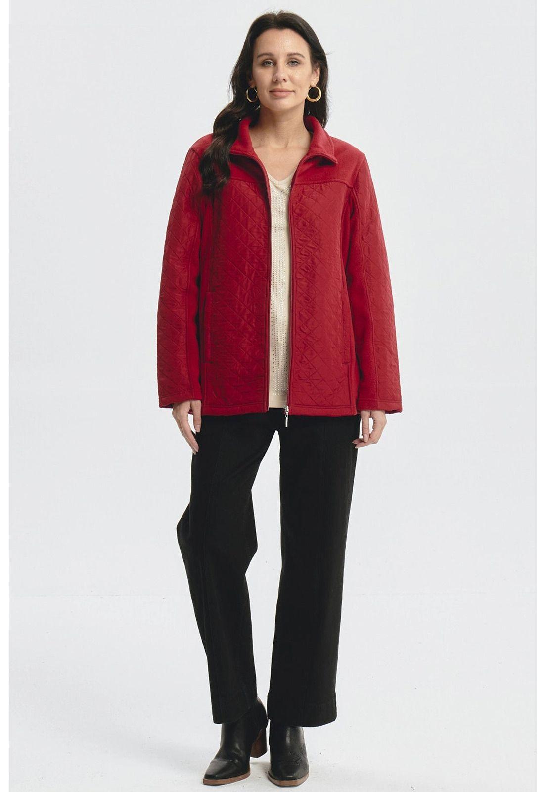 Polar Mujer Aplicación Taslan Rojo-3