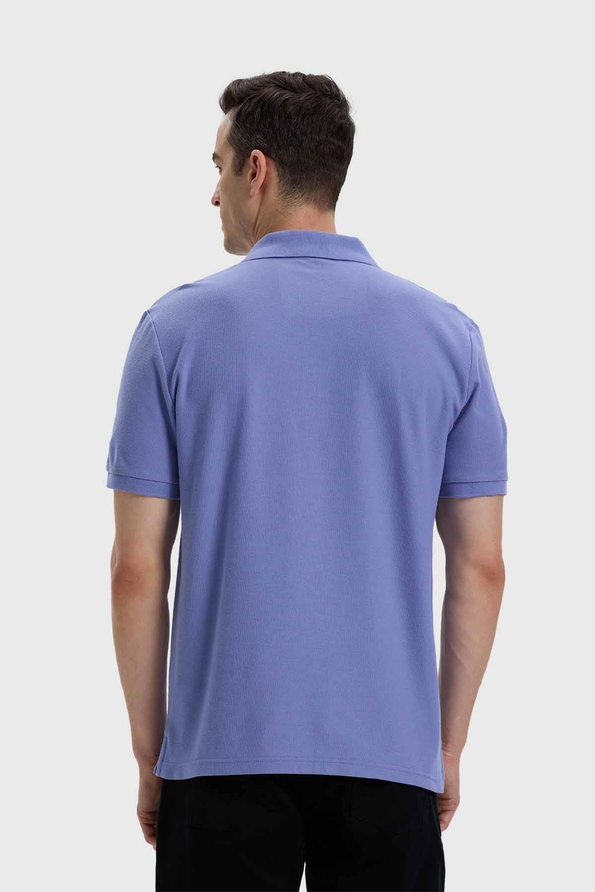 Polera Hombre Con Logo Lavanda-2