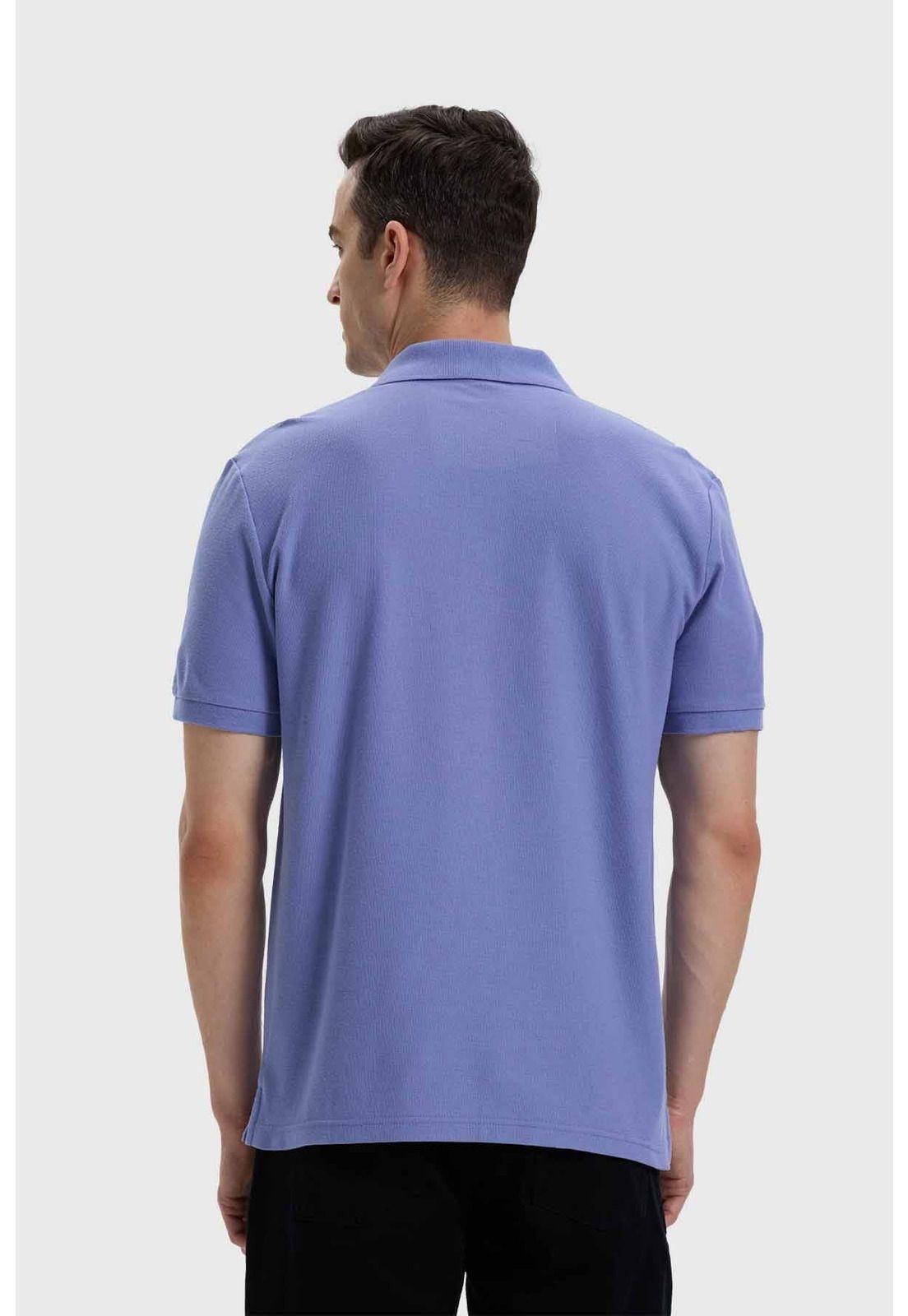 Polera Hombre Con Logo Lavanda-2