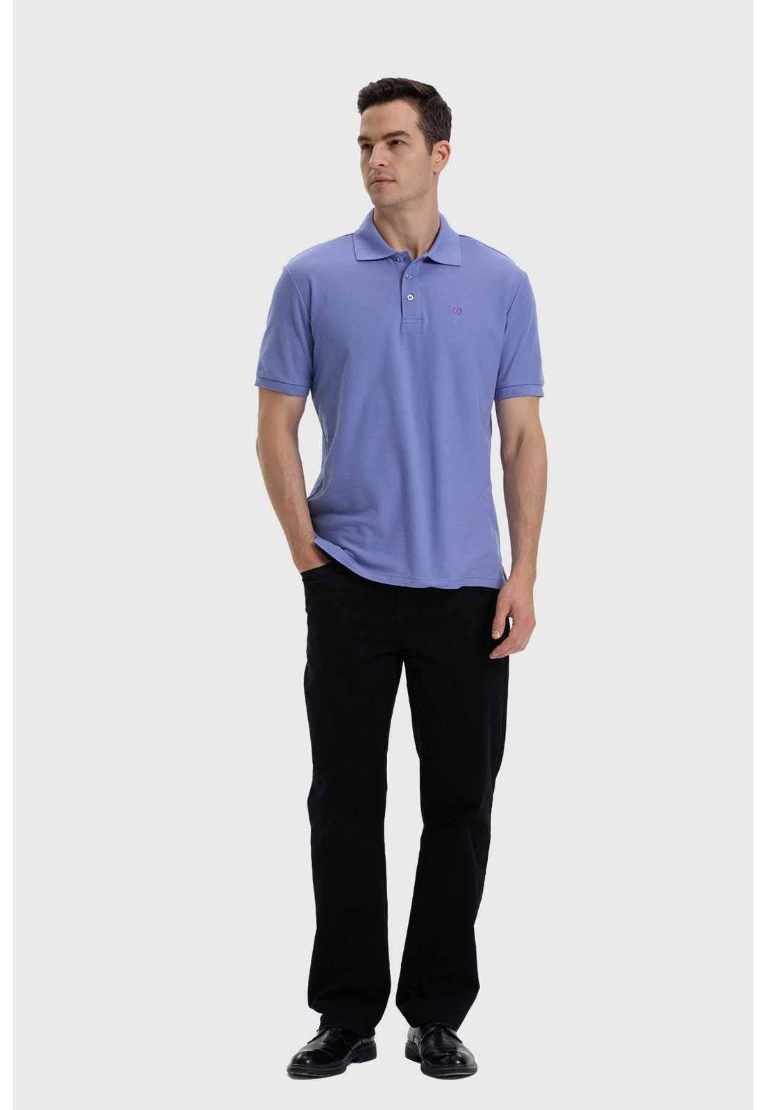 Polera Hombre Con Logo Lavanda-3