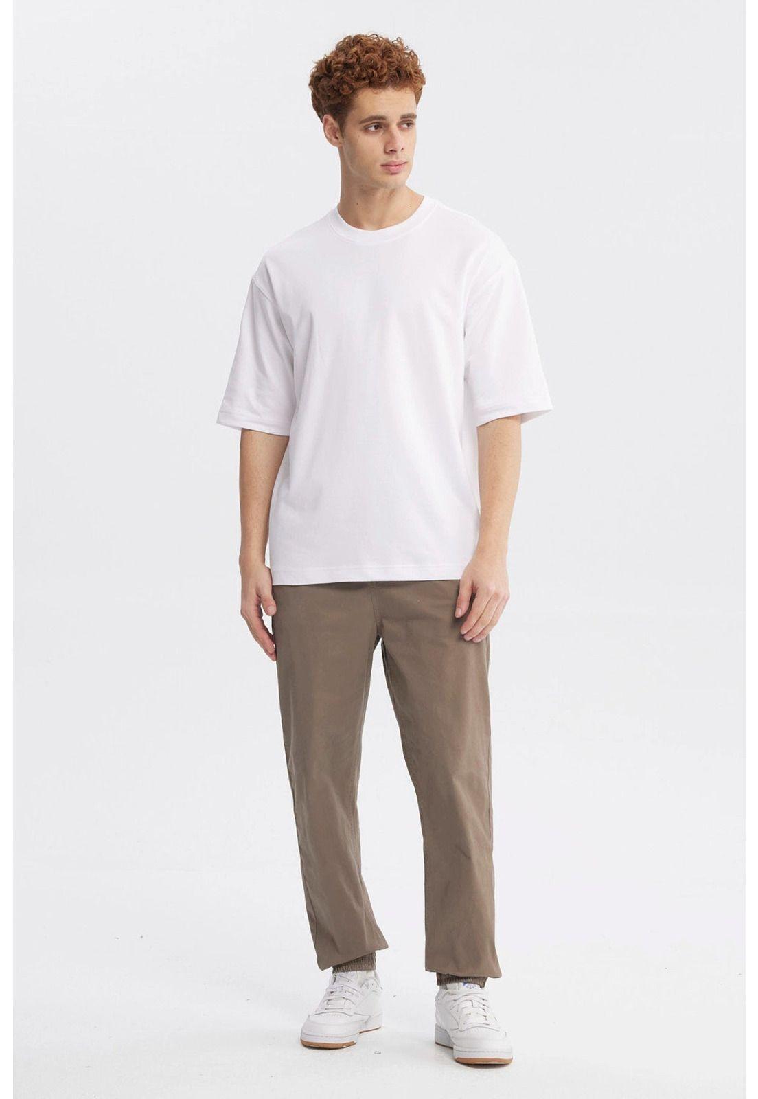 Polera Hombre Loose Fit Blanco - lll-3