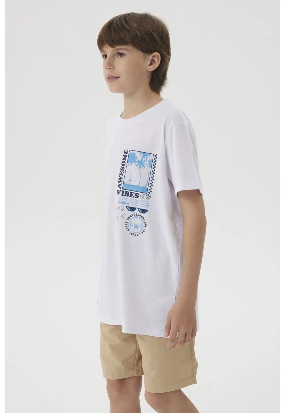 Polera Niño Print Posicional Blanco-5