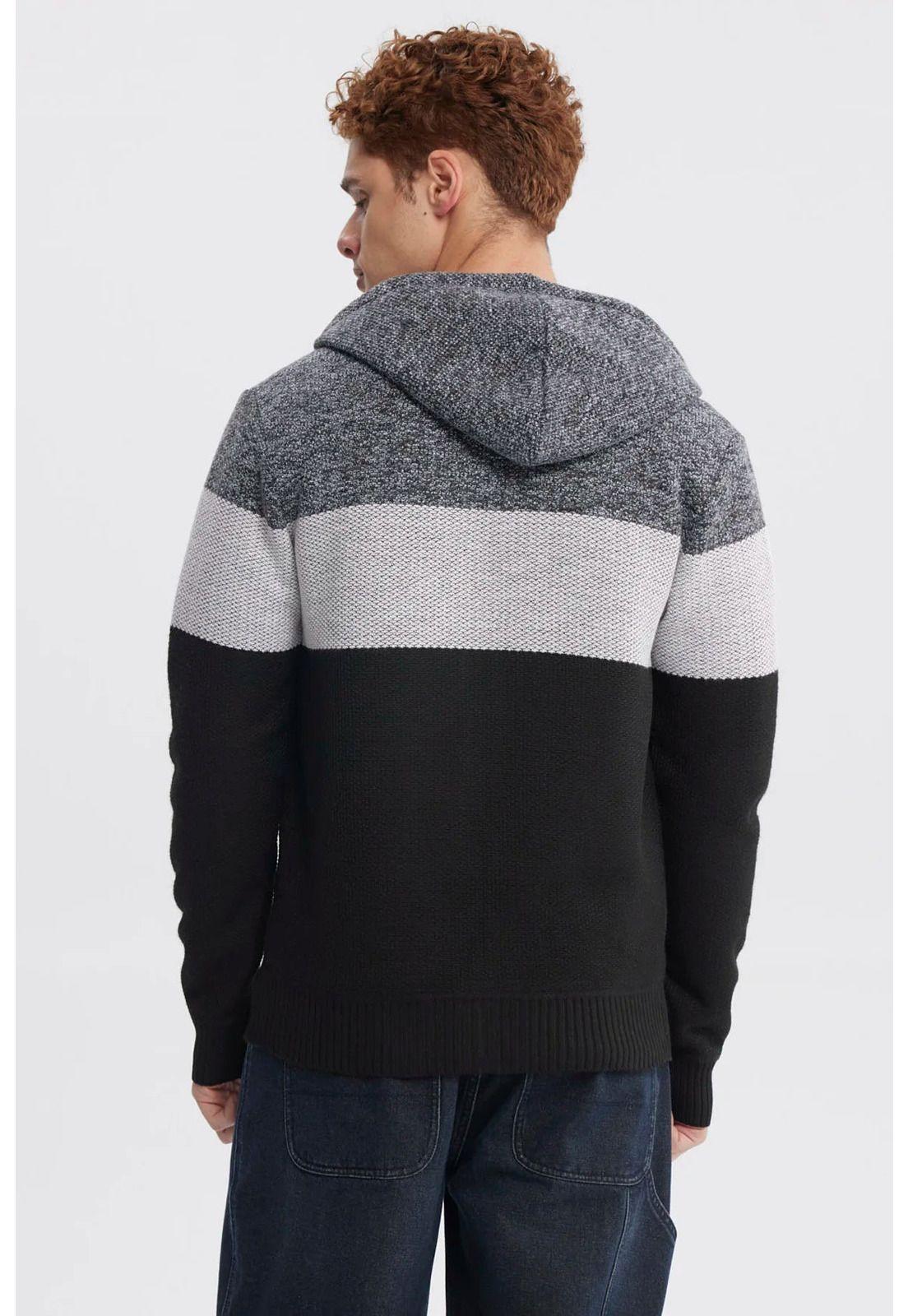 Sweater Hombre Slim Negro-2