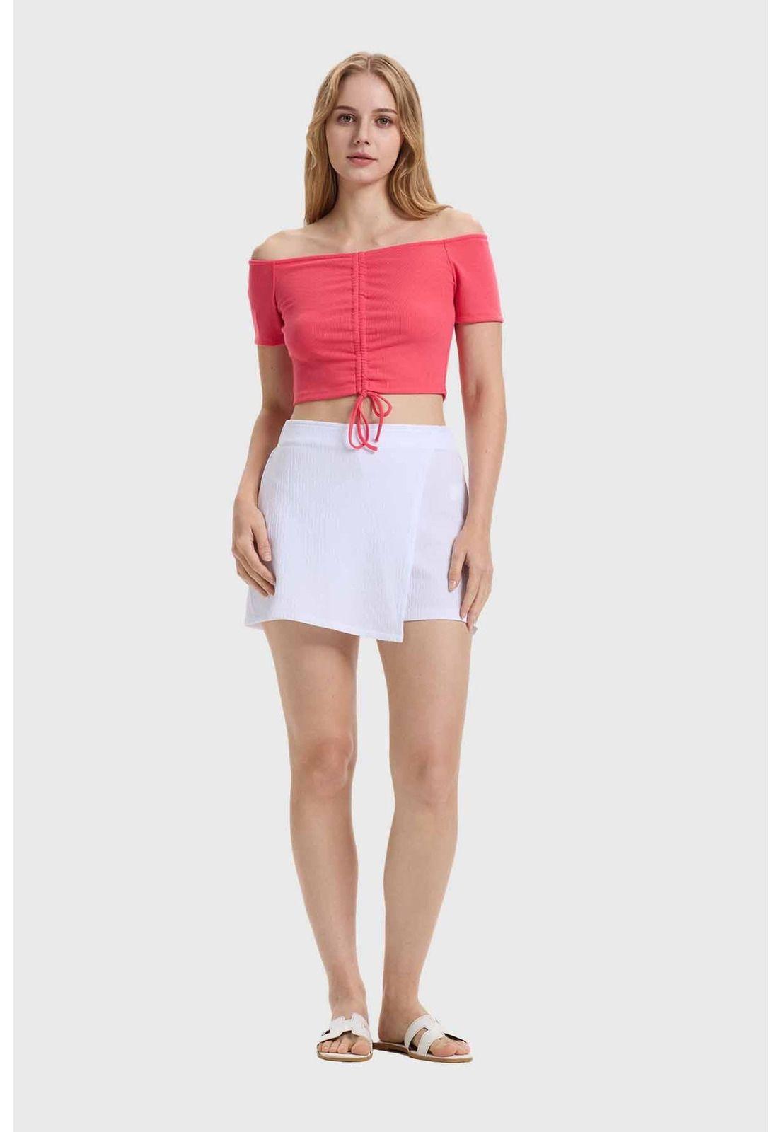 Polera Mujer Bardot Rosado-3