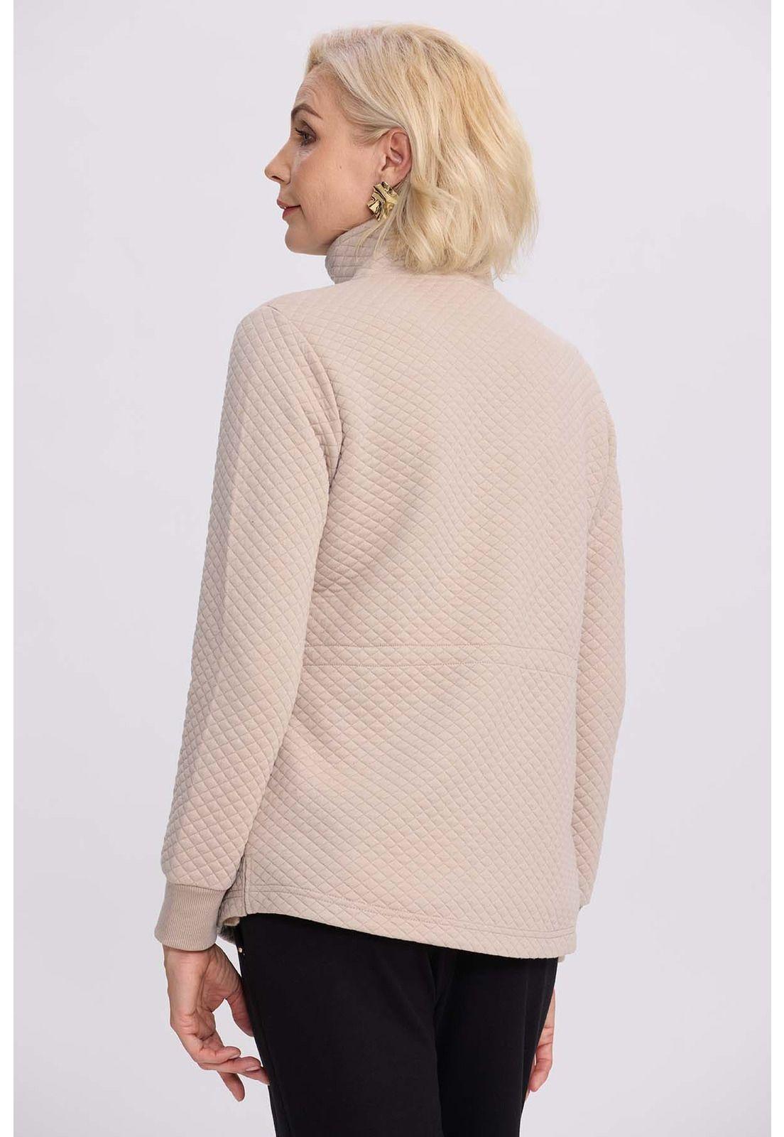 Polerón Mujer Cintura Ajustable Beige-2