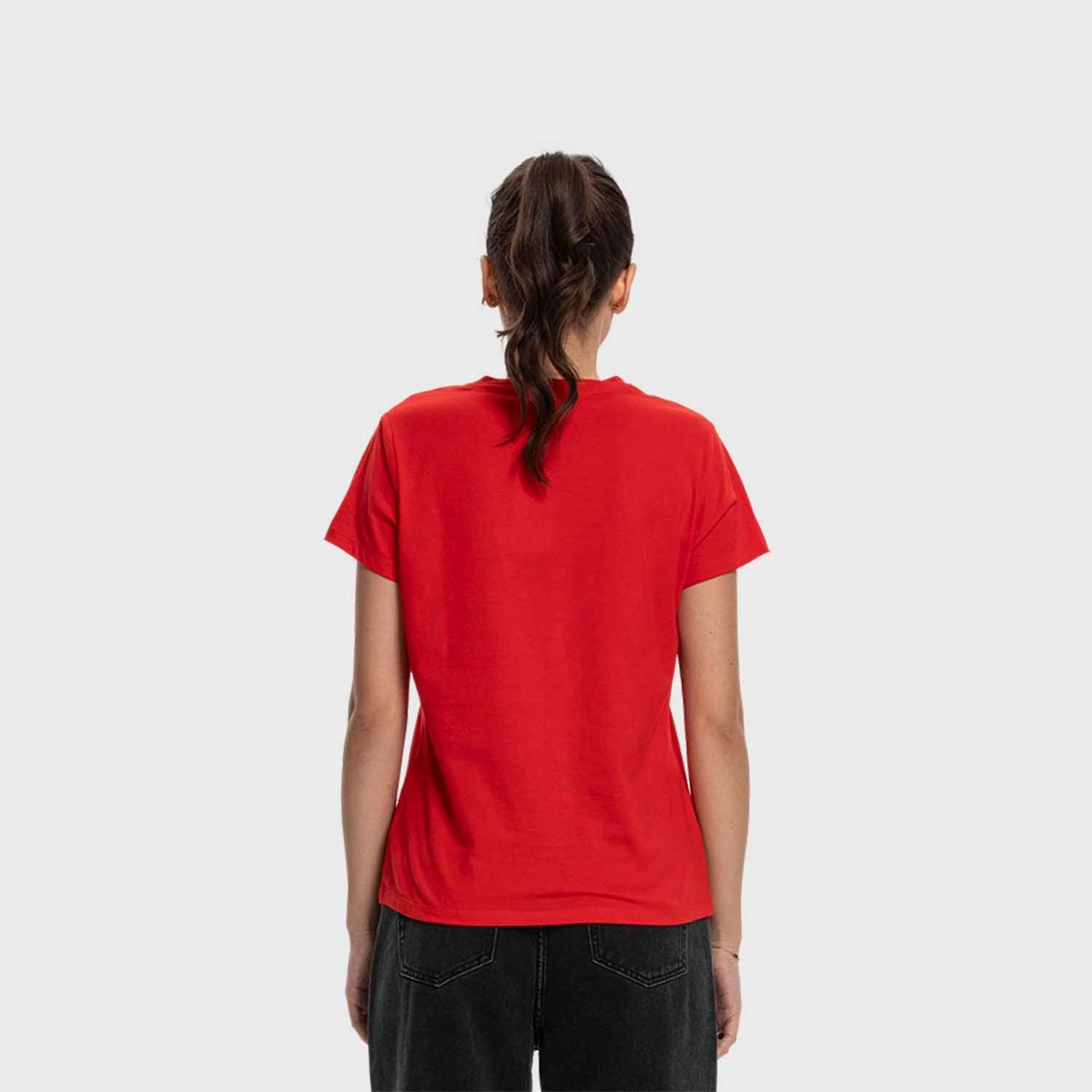 Polera Mujer Básica Print Rojo Fsp Fashion's Park-2