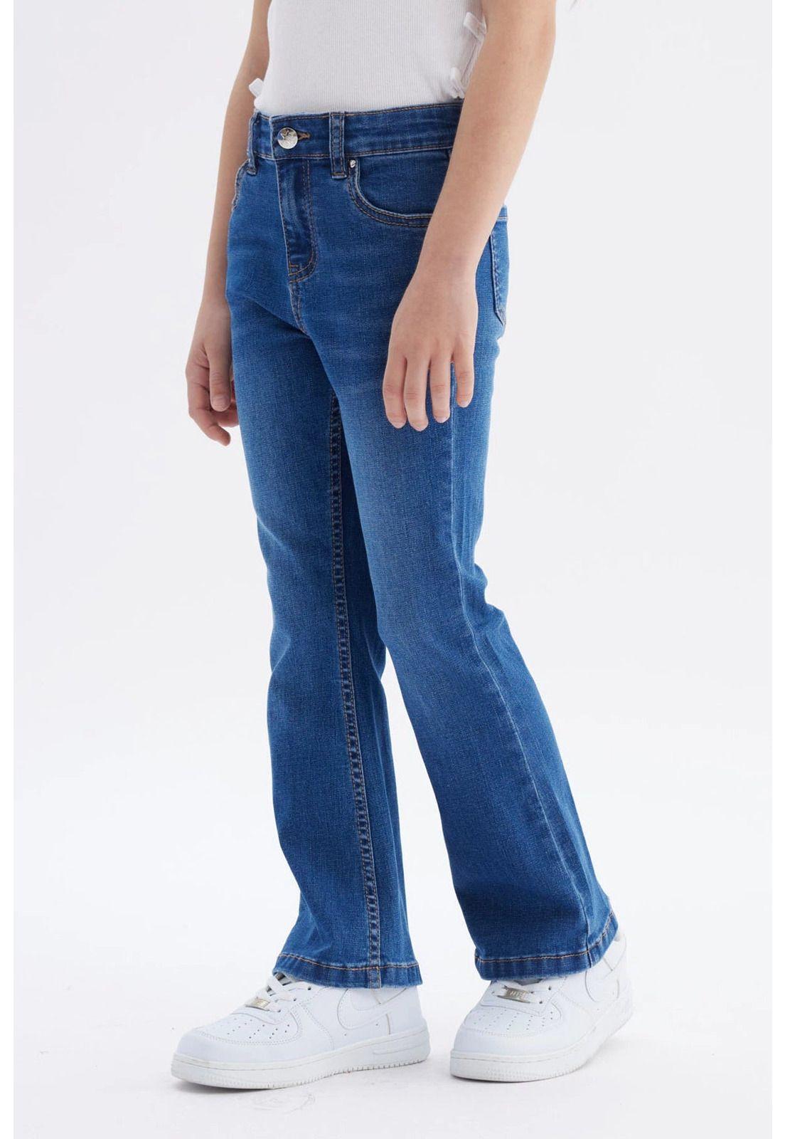 Jeans Niña Flare Azul - lll-1