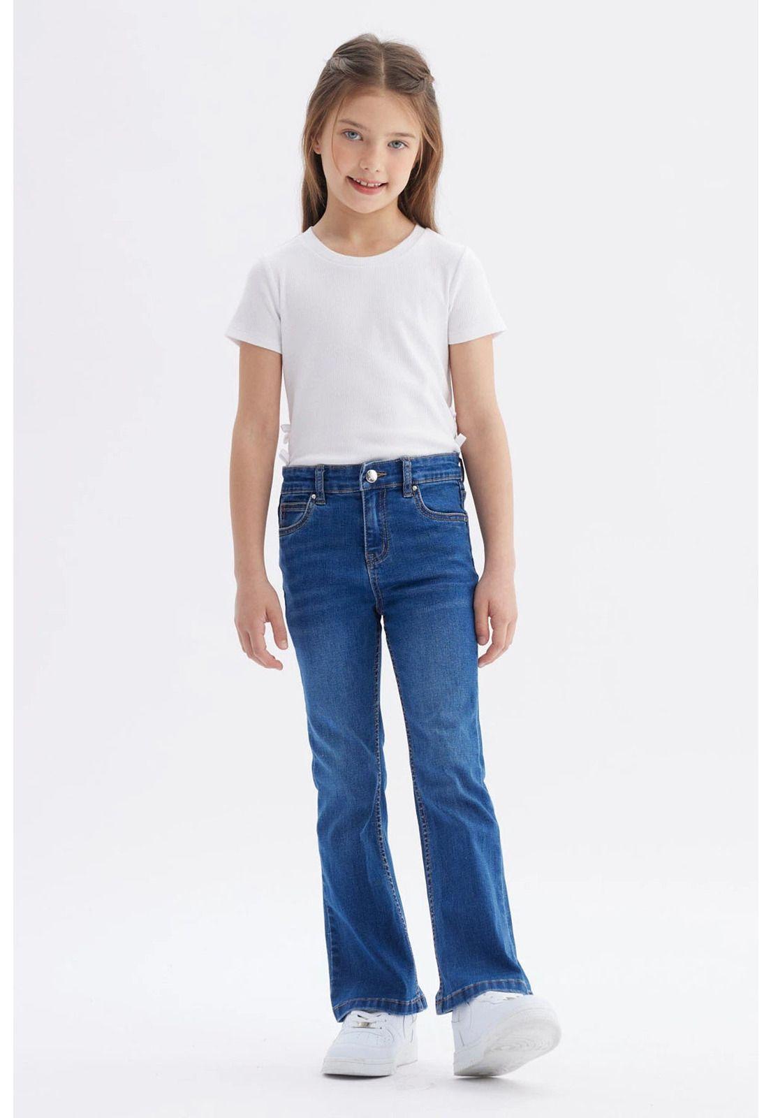 Jeans Niña Flare Azul - lll-3