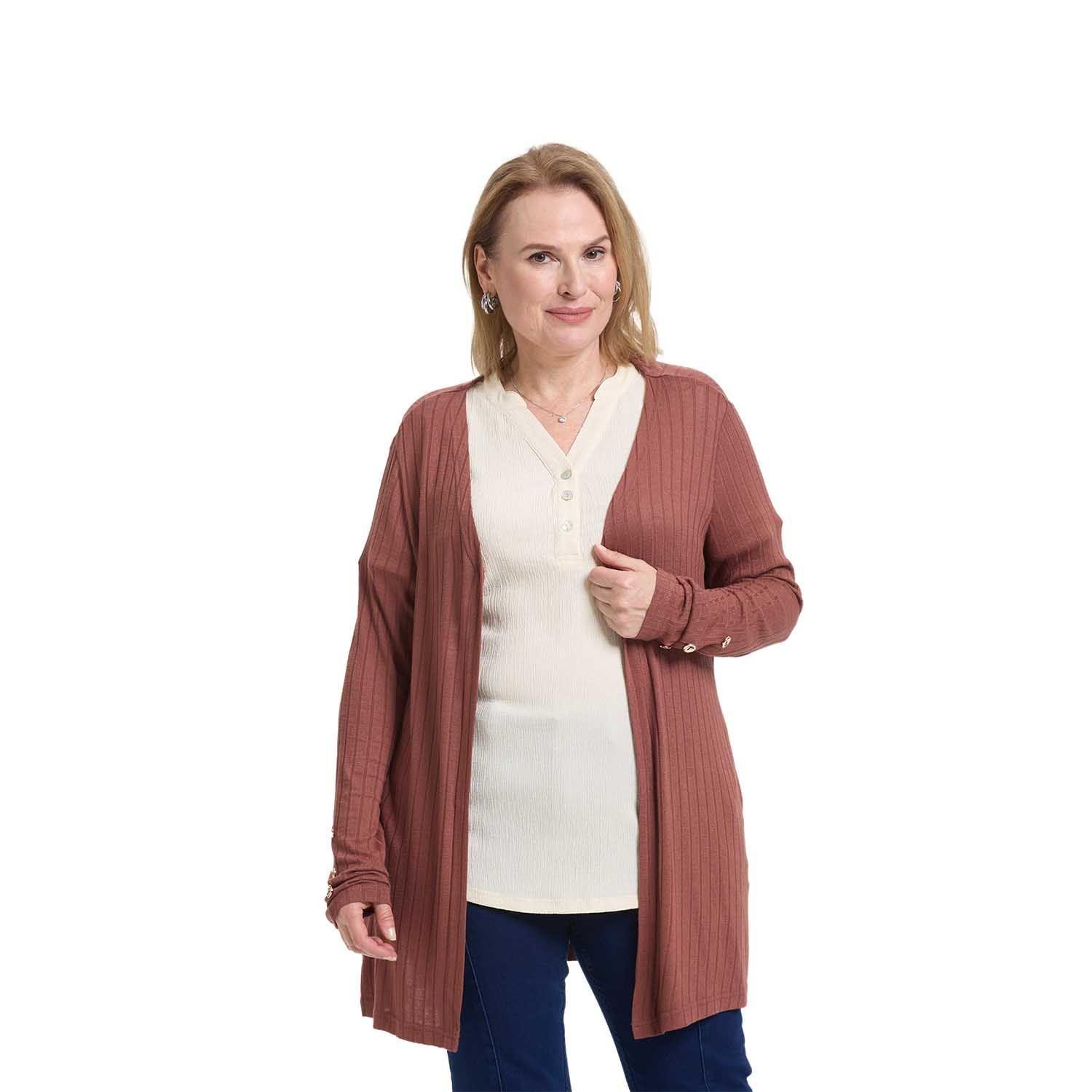 Sweater Mujer Tapado Verde Fashion's Park-0