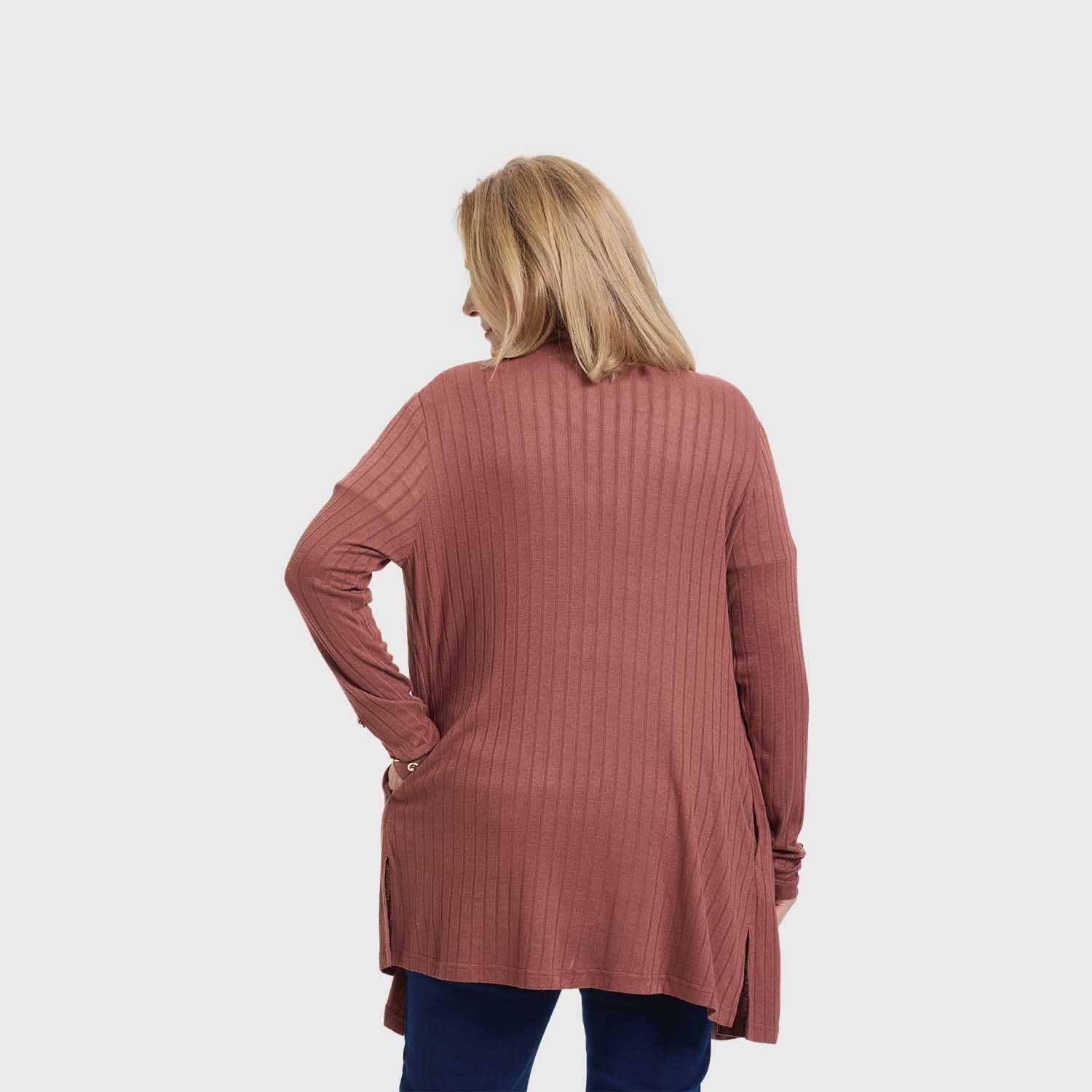 Sweater Mujer Tapado Verde Fashion's Park-2