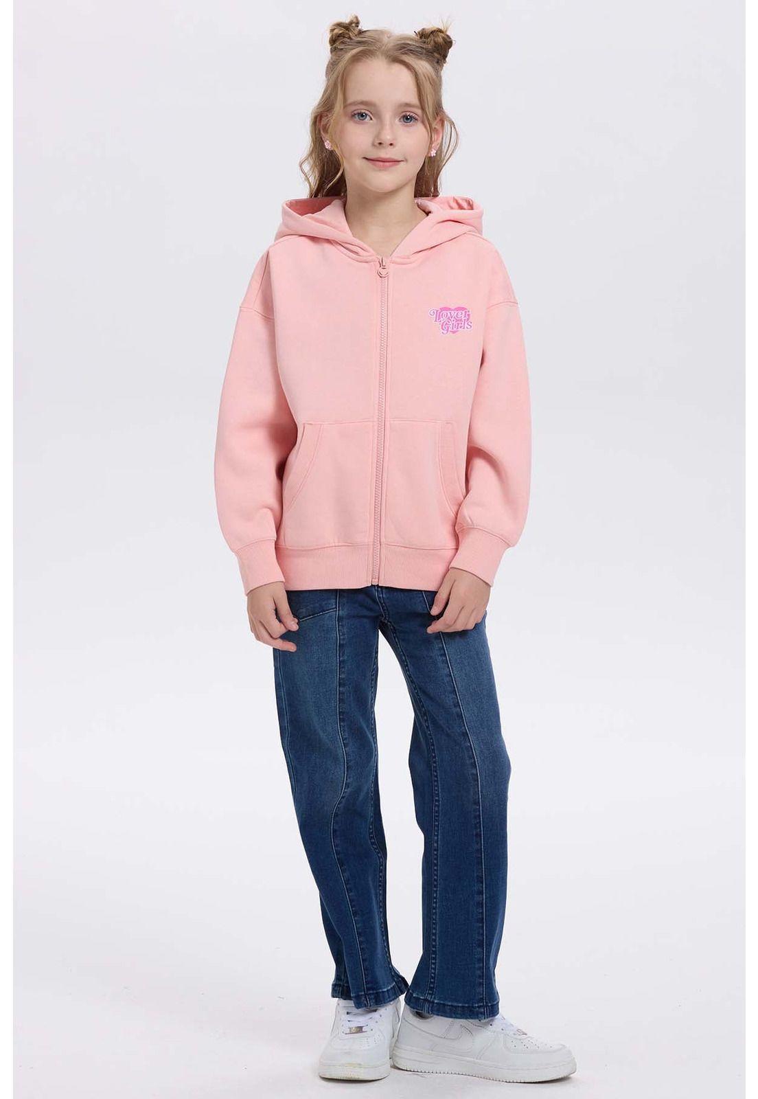 Polerón Niña Mini Rosado-3