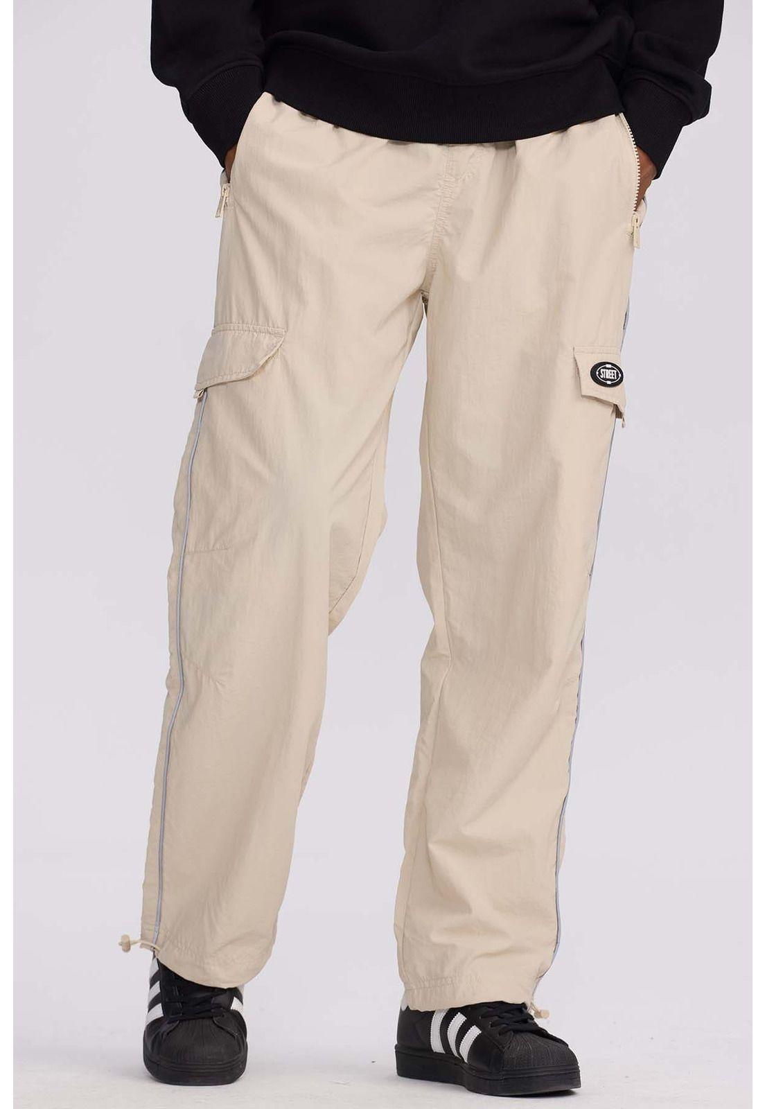 Pantalón Buzo Hombre Drill Beige-0
