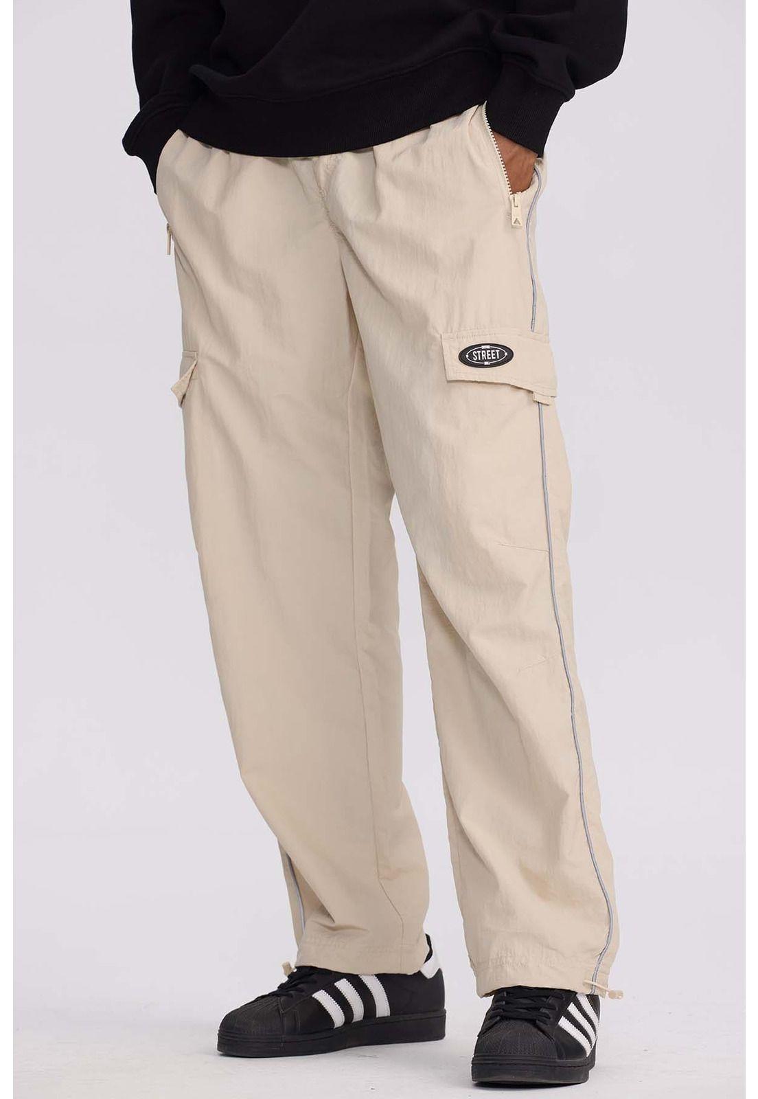 Pantalón Buzo Hombre Drill Beige-1