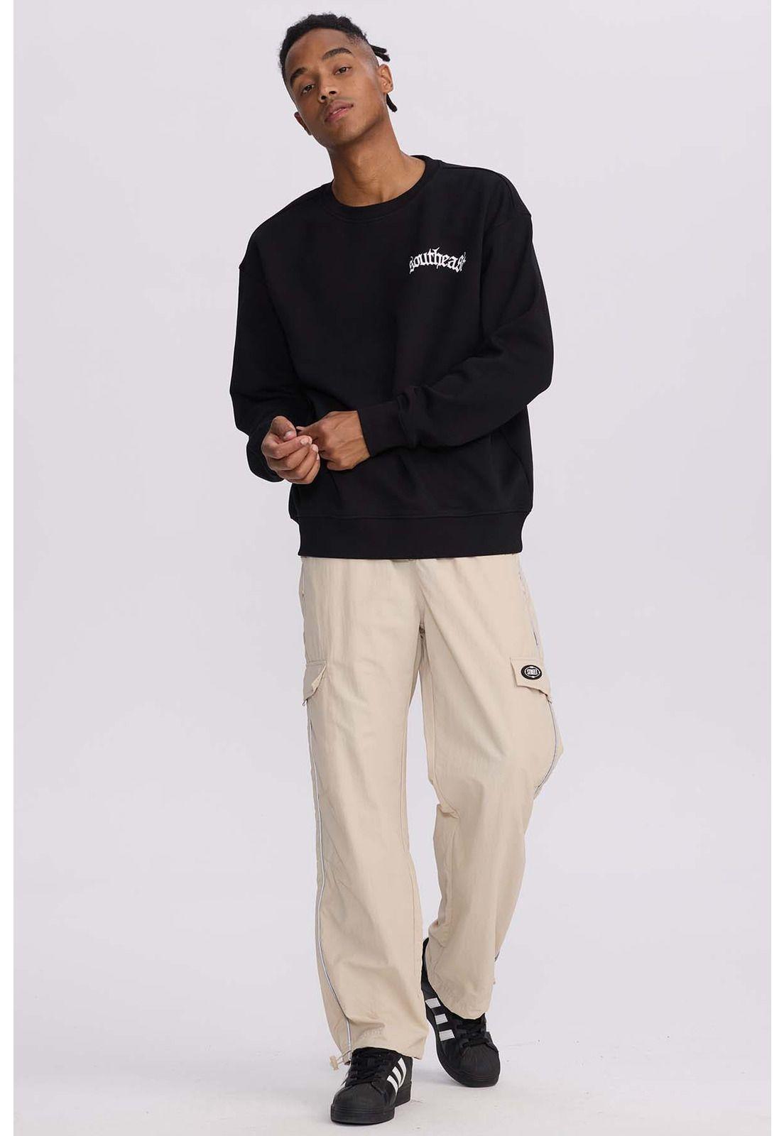 Pantalón Buzo Hombre Drill Beige-3