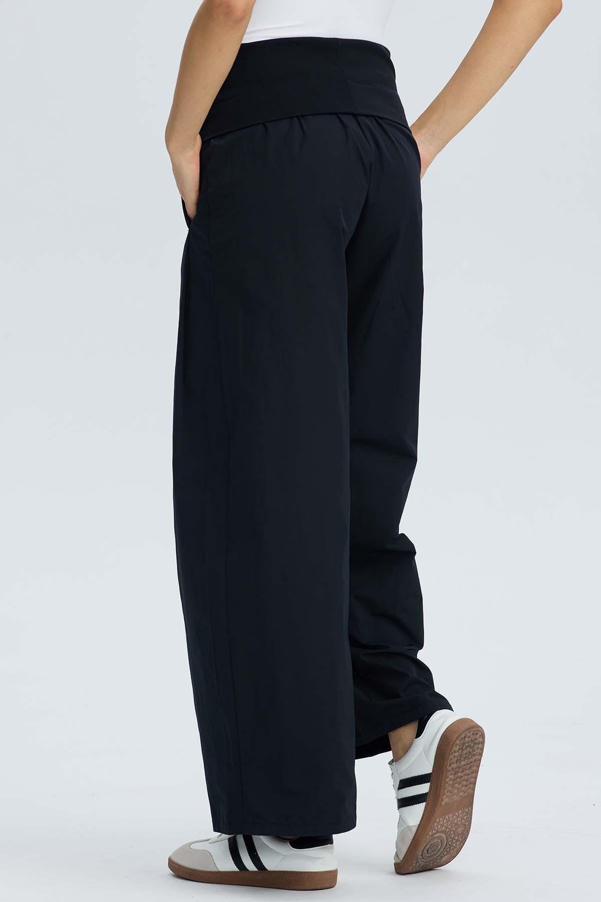 Pantalón Mujer Pretina Negro-2