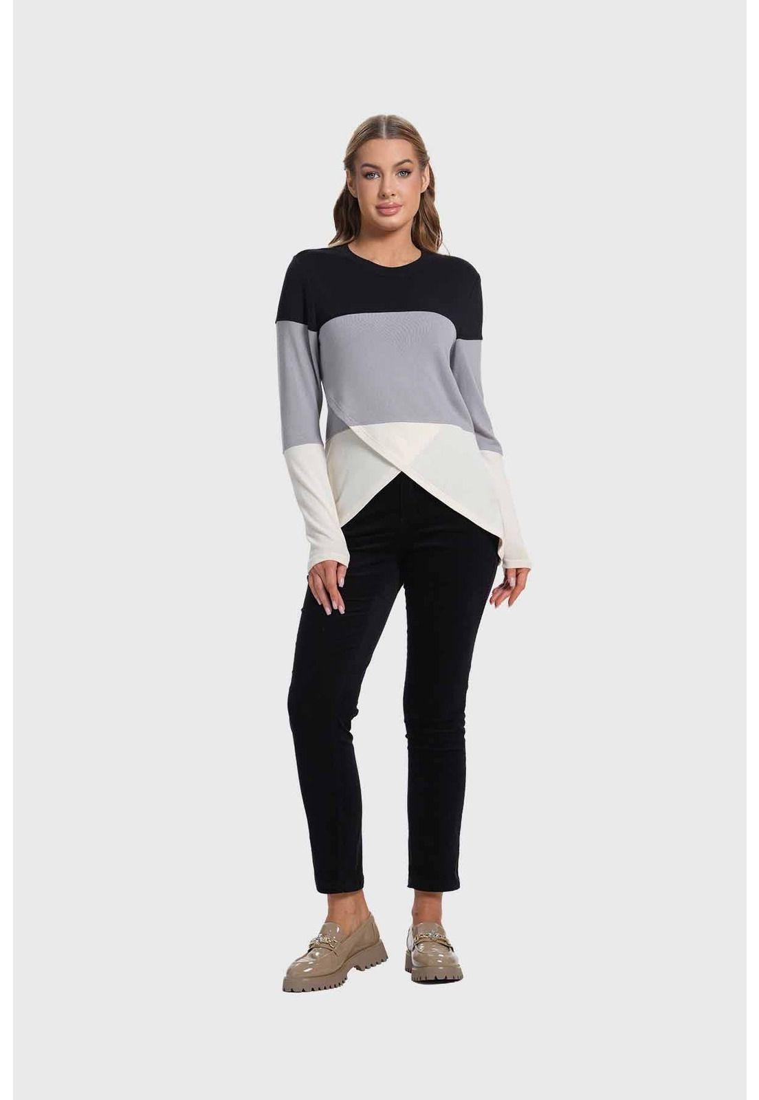 Sweater Mujer Camman Gris-3