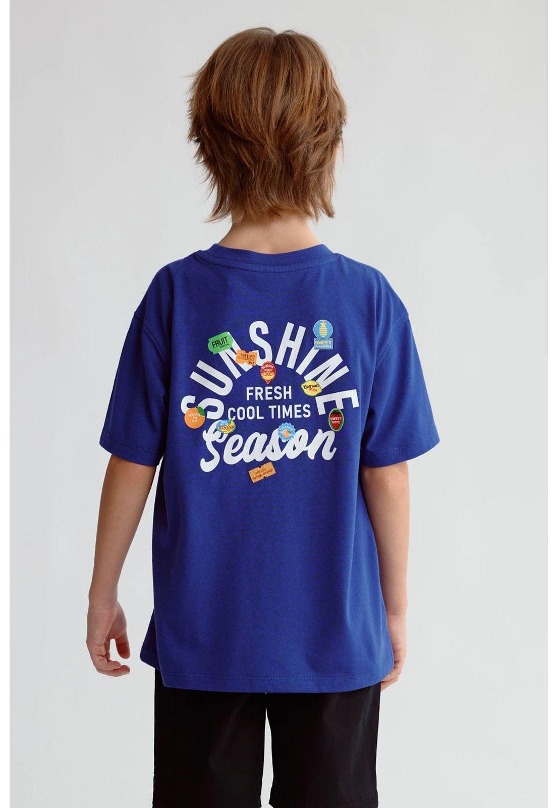 Polera Niño Print Posicional Azul Oscuro-1