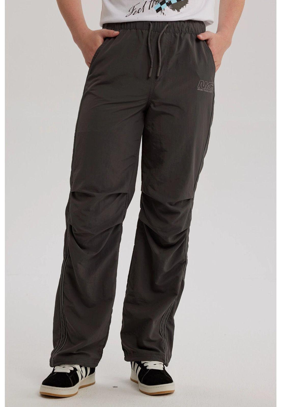 Pantalón Niño Piping Reflectante Marengo-0