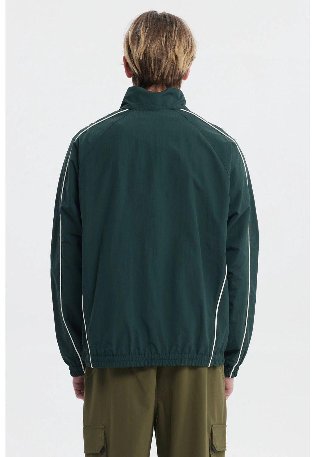 Chaqueta Hombre Slim Juvenil Verde Militar-2