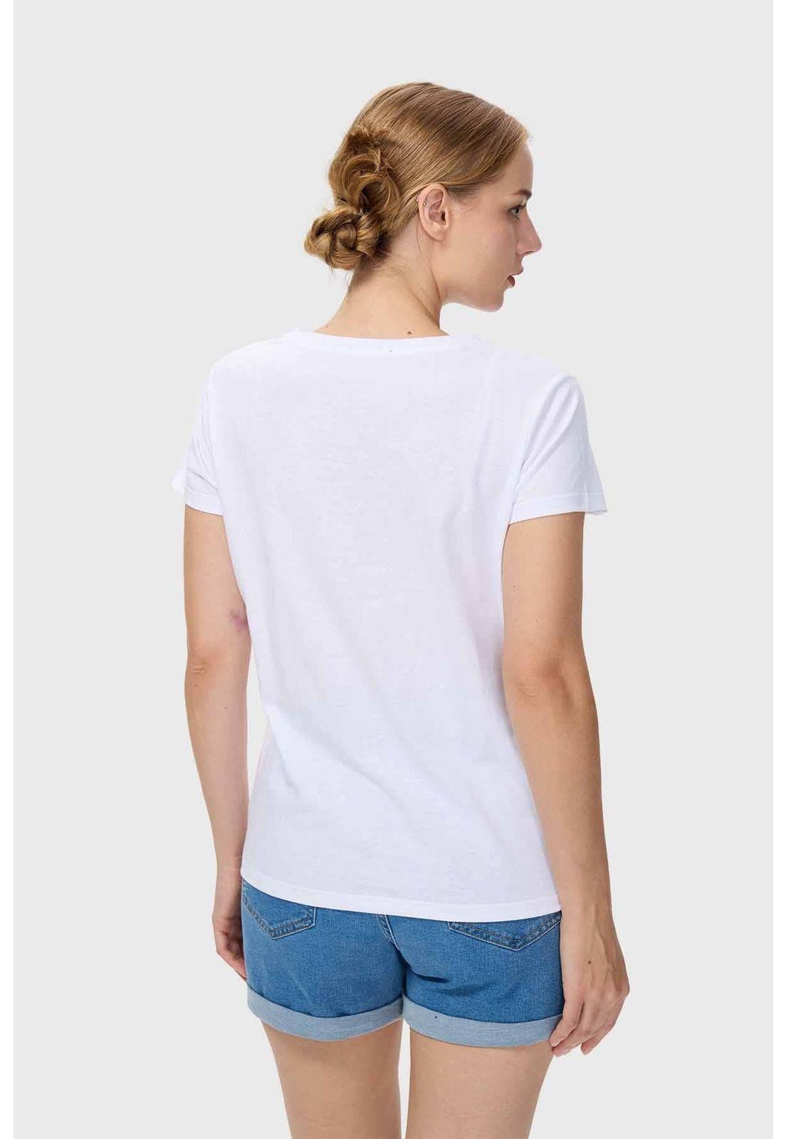 Polera Mujer Básica Print Blanco - lll-2