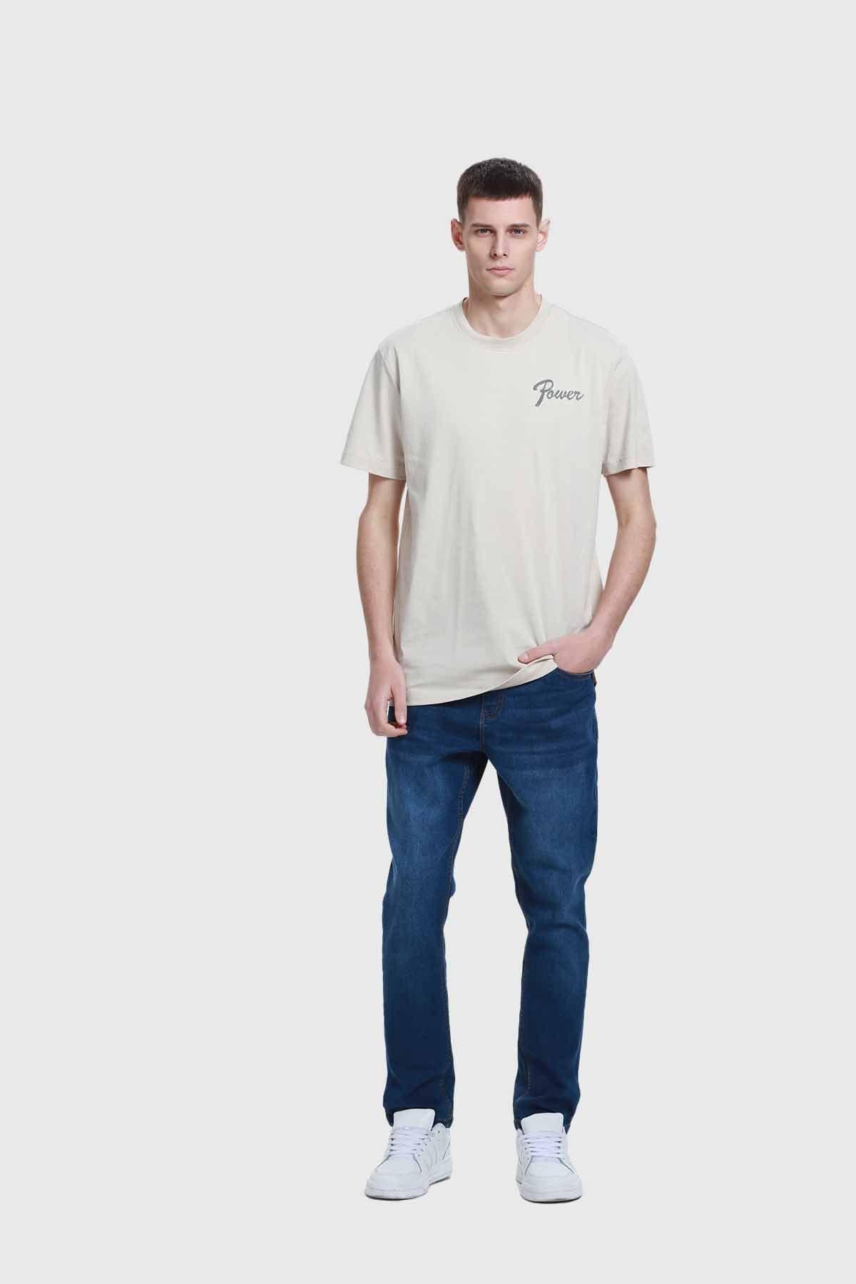 Polera Hombre Doble Print Beigei-3
