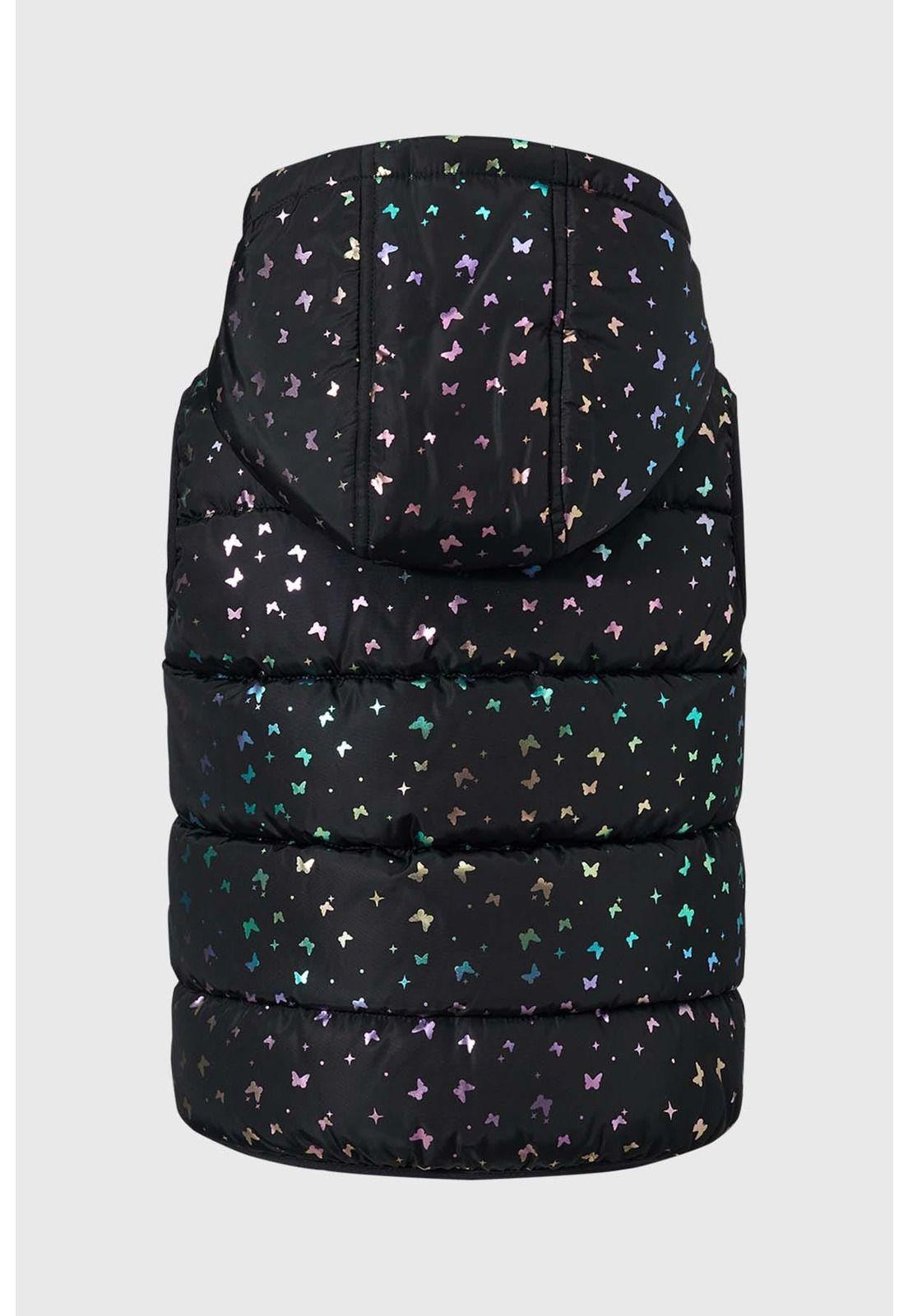 Parka Niña Con Negro-1