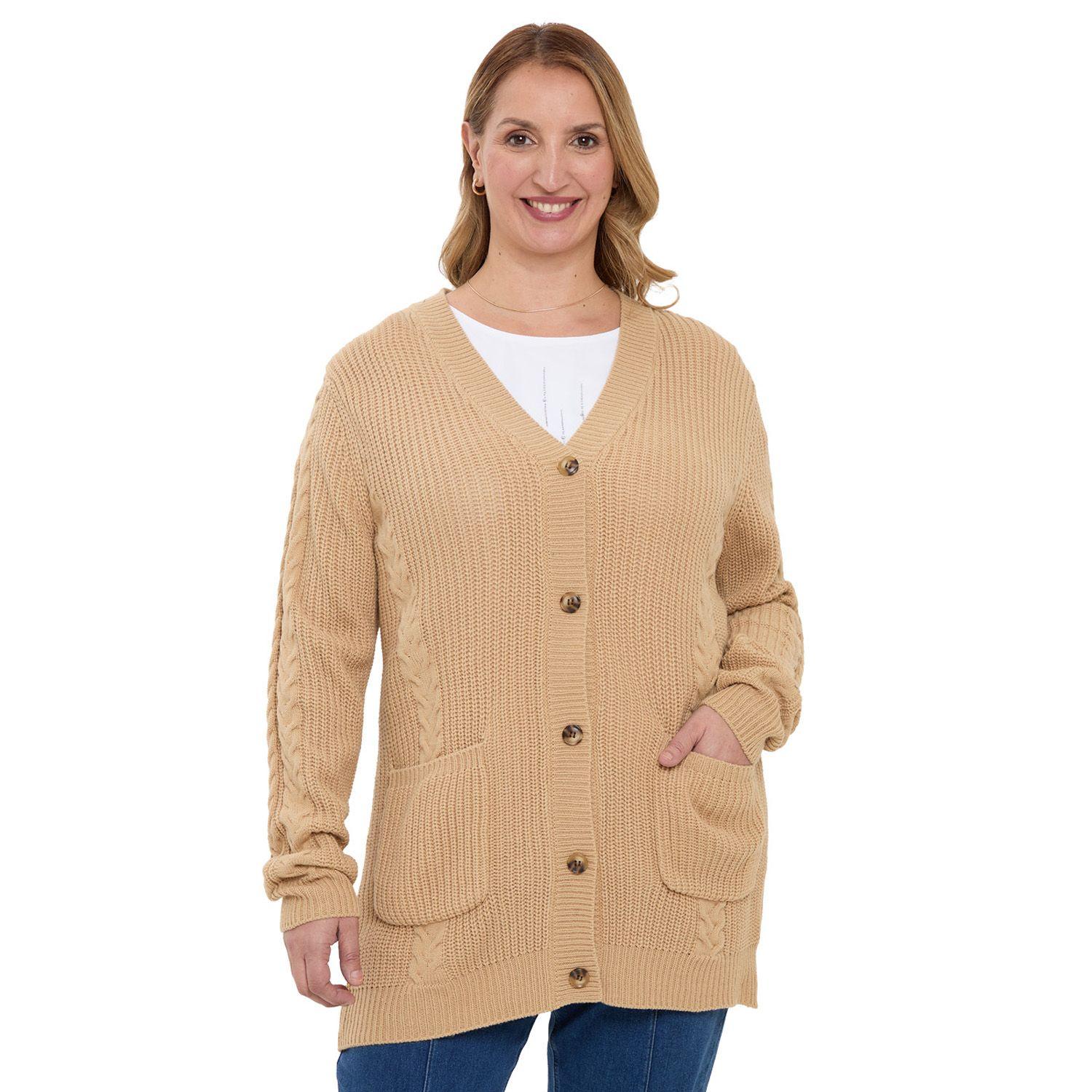 Sweater Mujer Tapado Beige-0