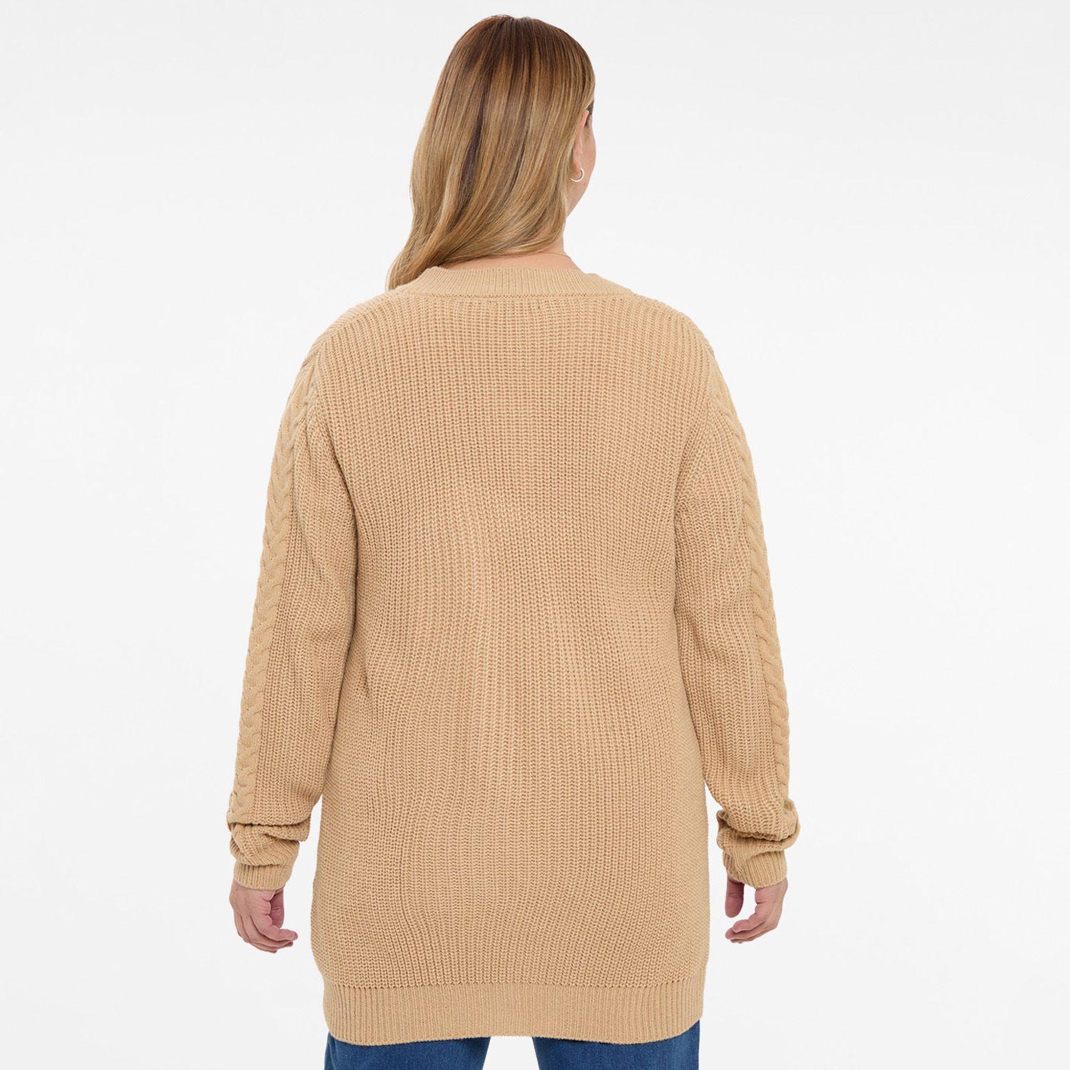 Sweater Mujer Tapado Beige-2