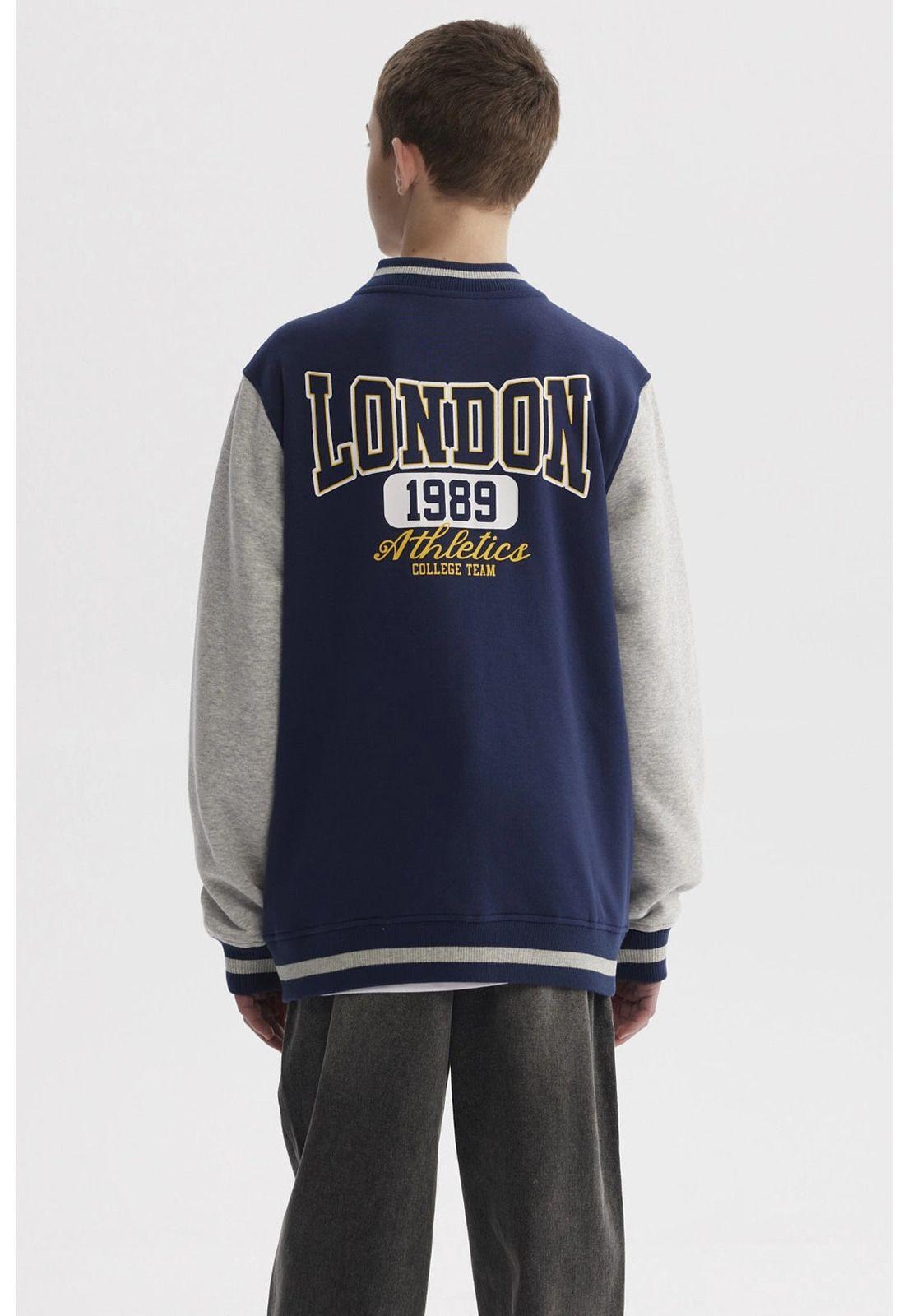 Chaqueta Niño College Azul Oscuro-2