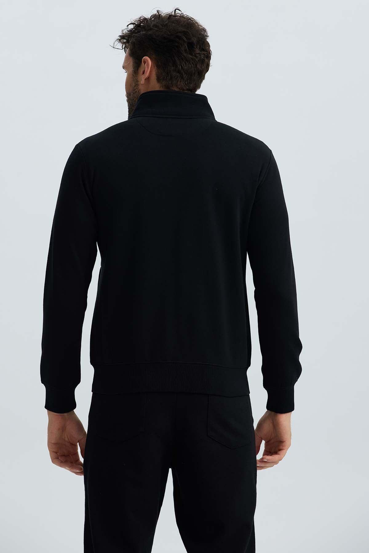 Polerón Hombre Full Zipper Negro II-2