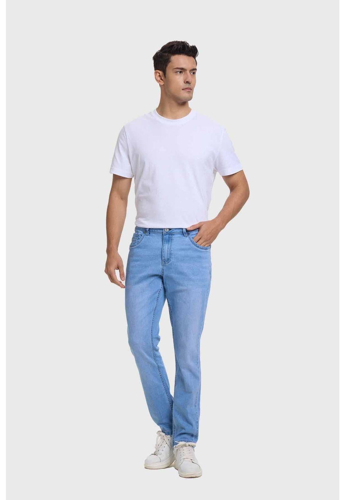 Jeans Hombre Slim 702 Azul-3