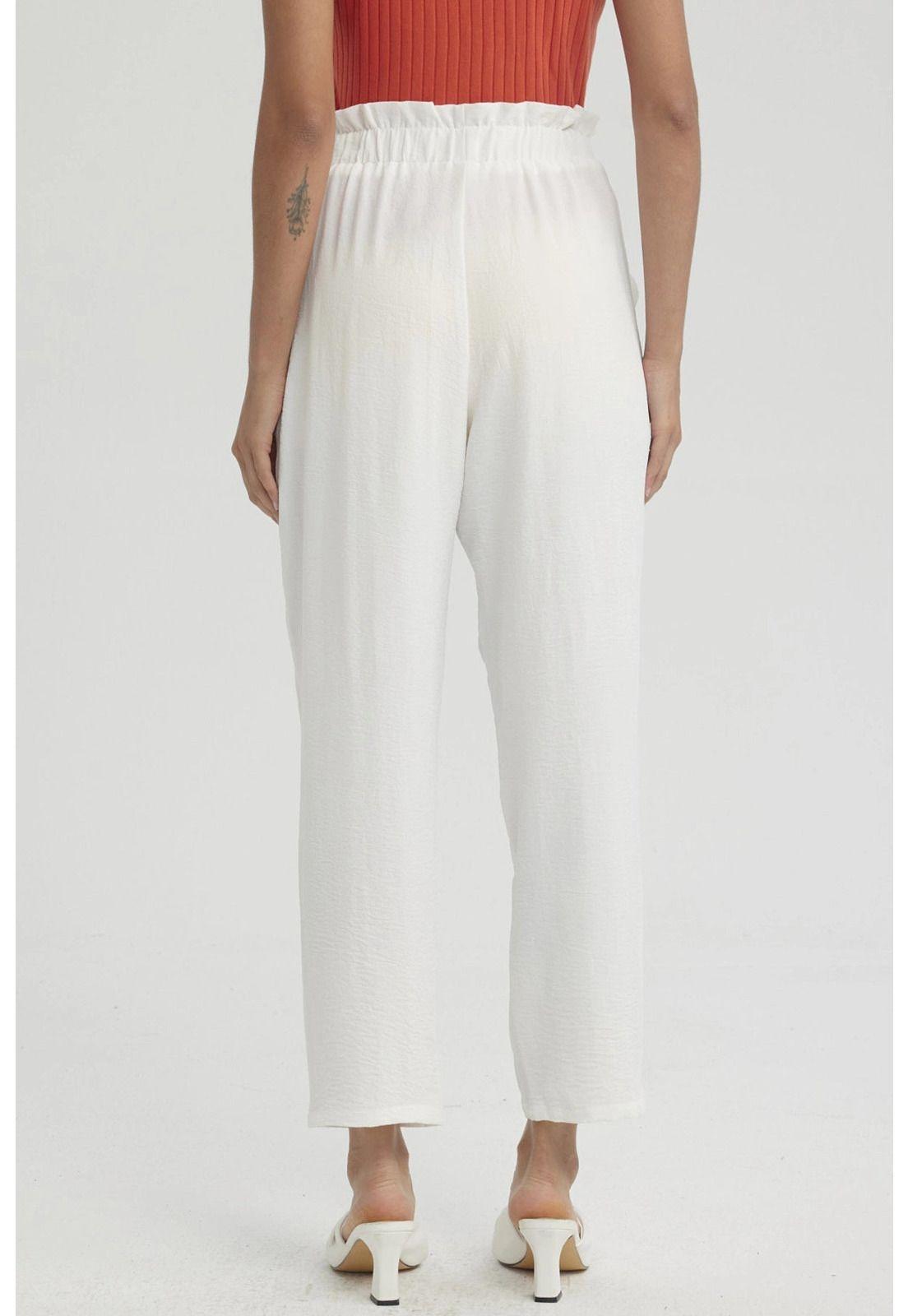 Pantalón Mujer Calce Slim Bolsillo Crudo-2