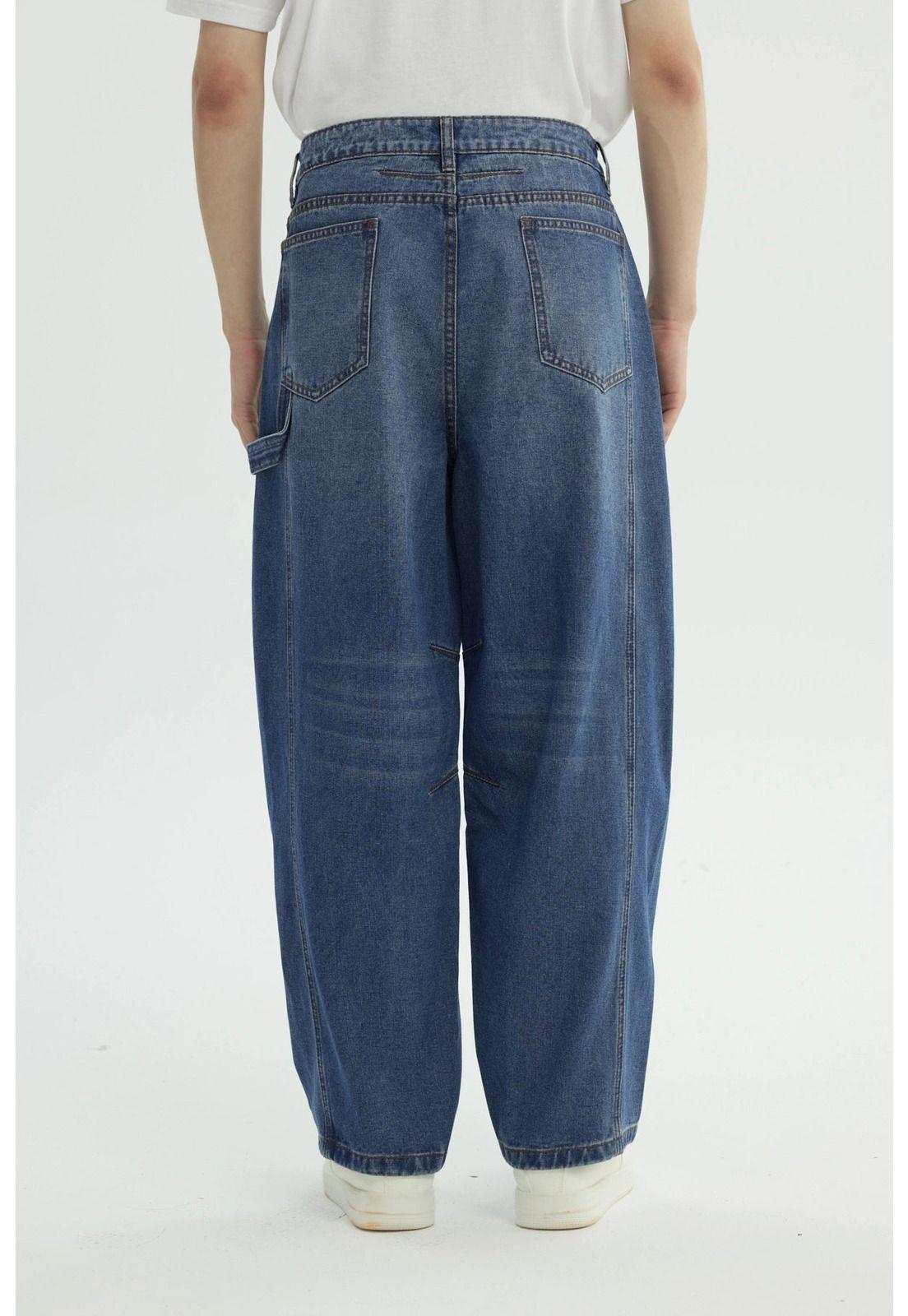 Jeans Hombre Baggy Azul - lV-2