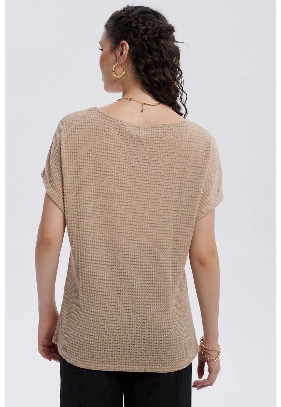 Sweater Mujer Casual Beige-2