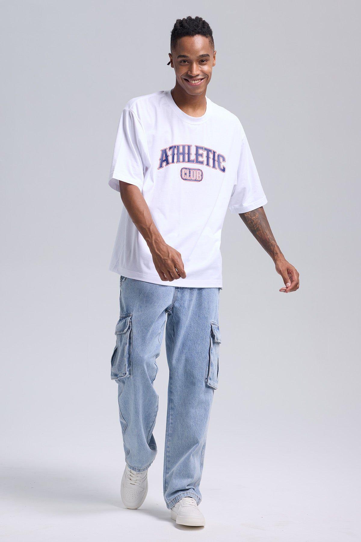 Polera Hombre Print Blanco II-3