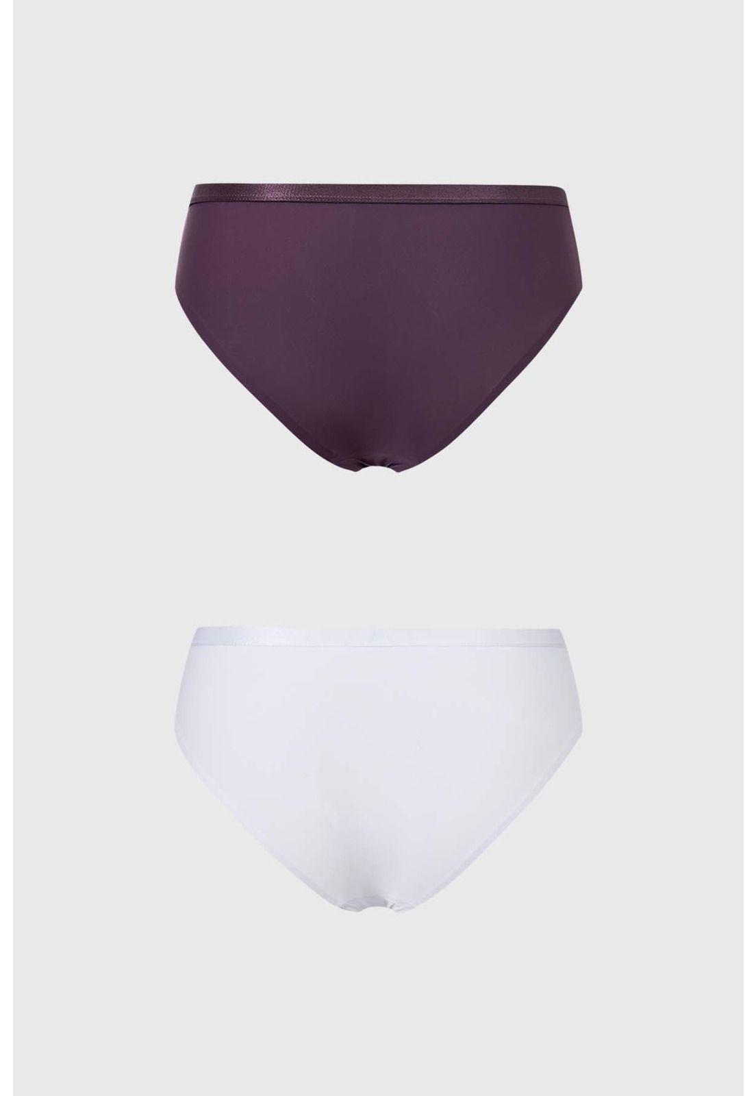 Calzón Mujer Pantaleta Detalle Encaje Café Oscuro-1