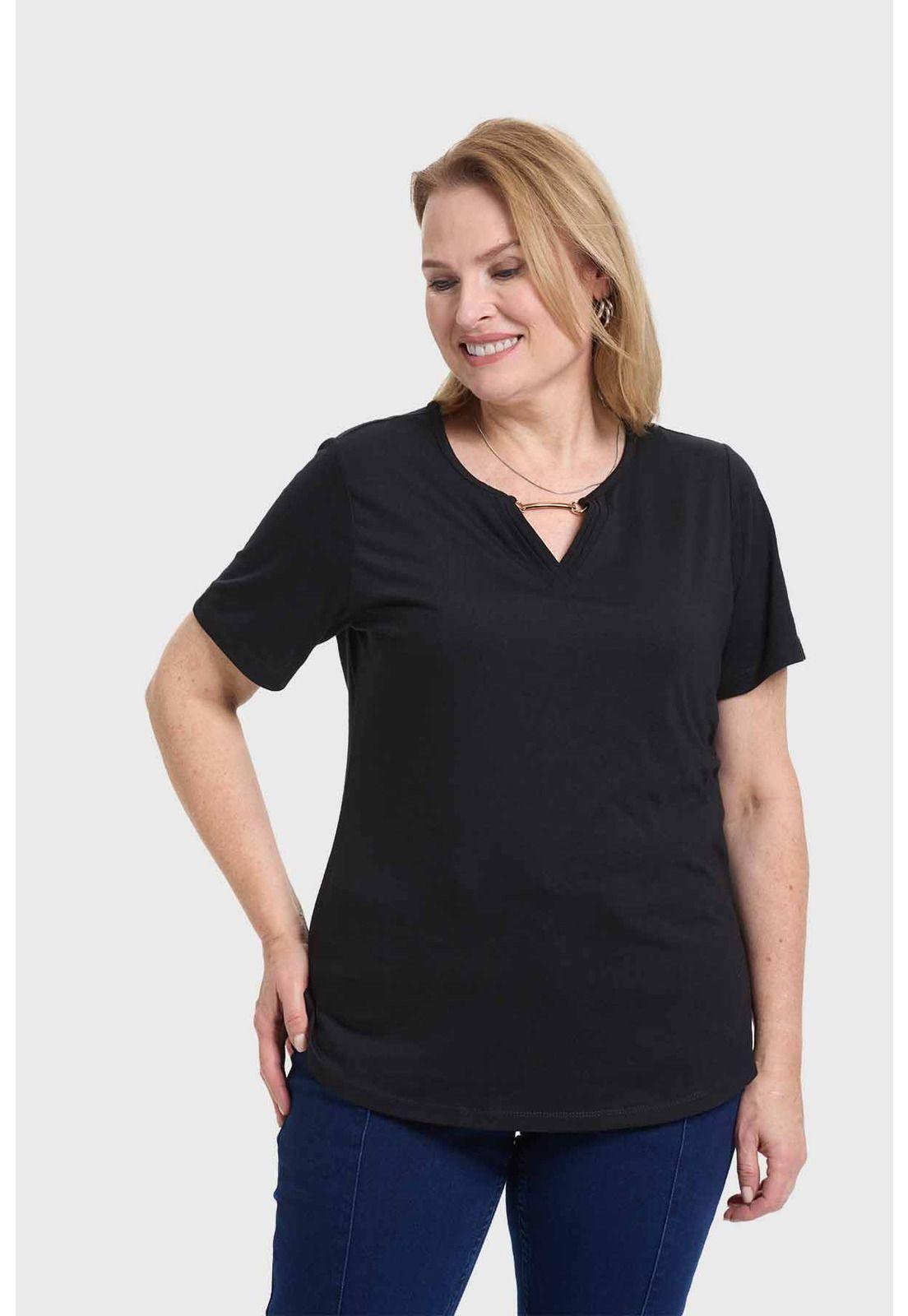 Polera Mujer Apertura Negro-1
