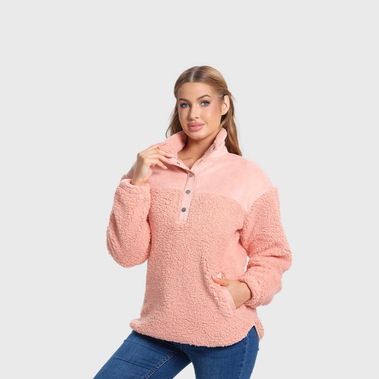 Polar Mujer Corderito Rosado-1