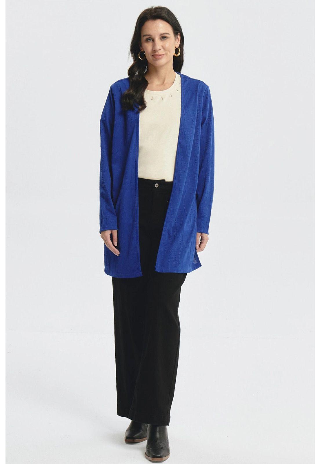 Polera Mujer Slim Azul - lll-3