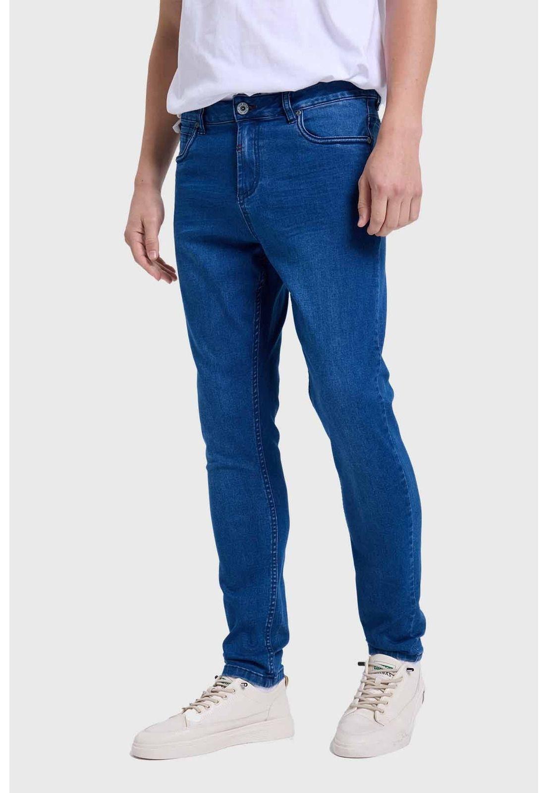 Jeans Hombre Skinny Azul - lll-2