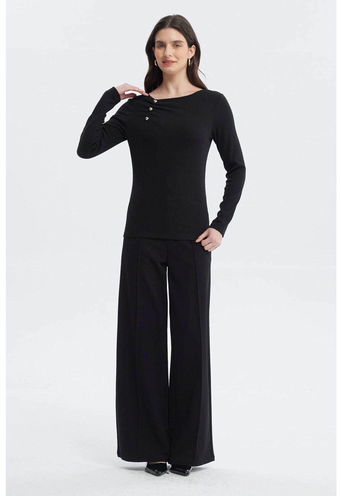 Polera Mujer Nueva Negro - ll-3