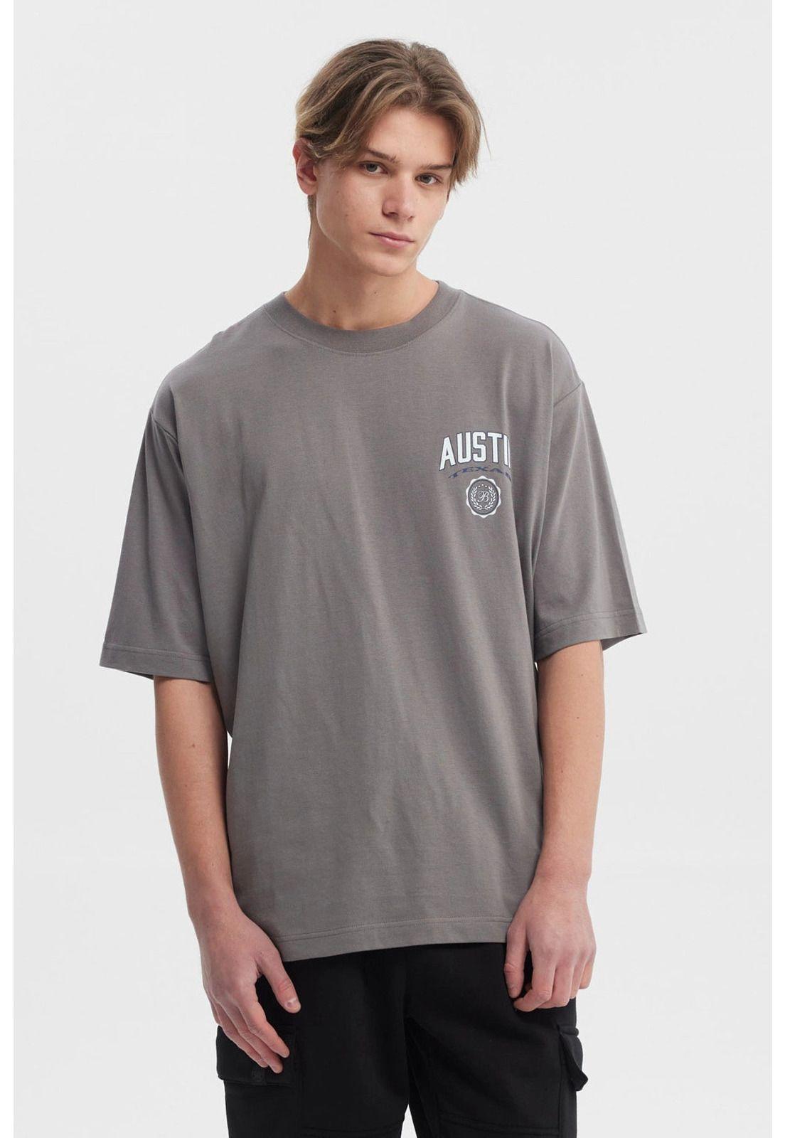 Polera Hombre Slim Gris - ll-0