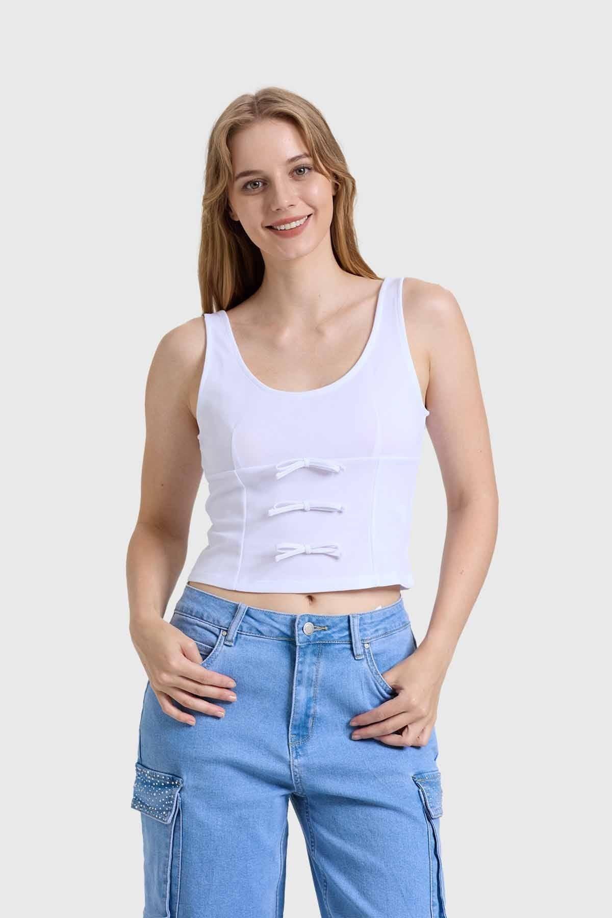 Polera Mujer Blanco-0