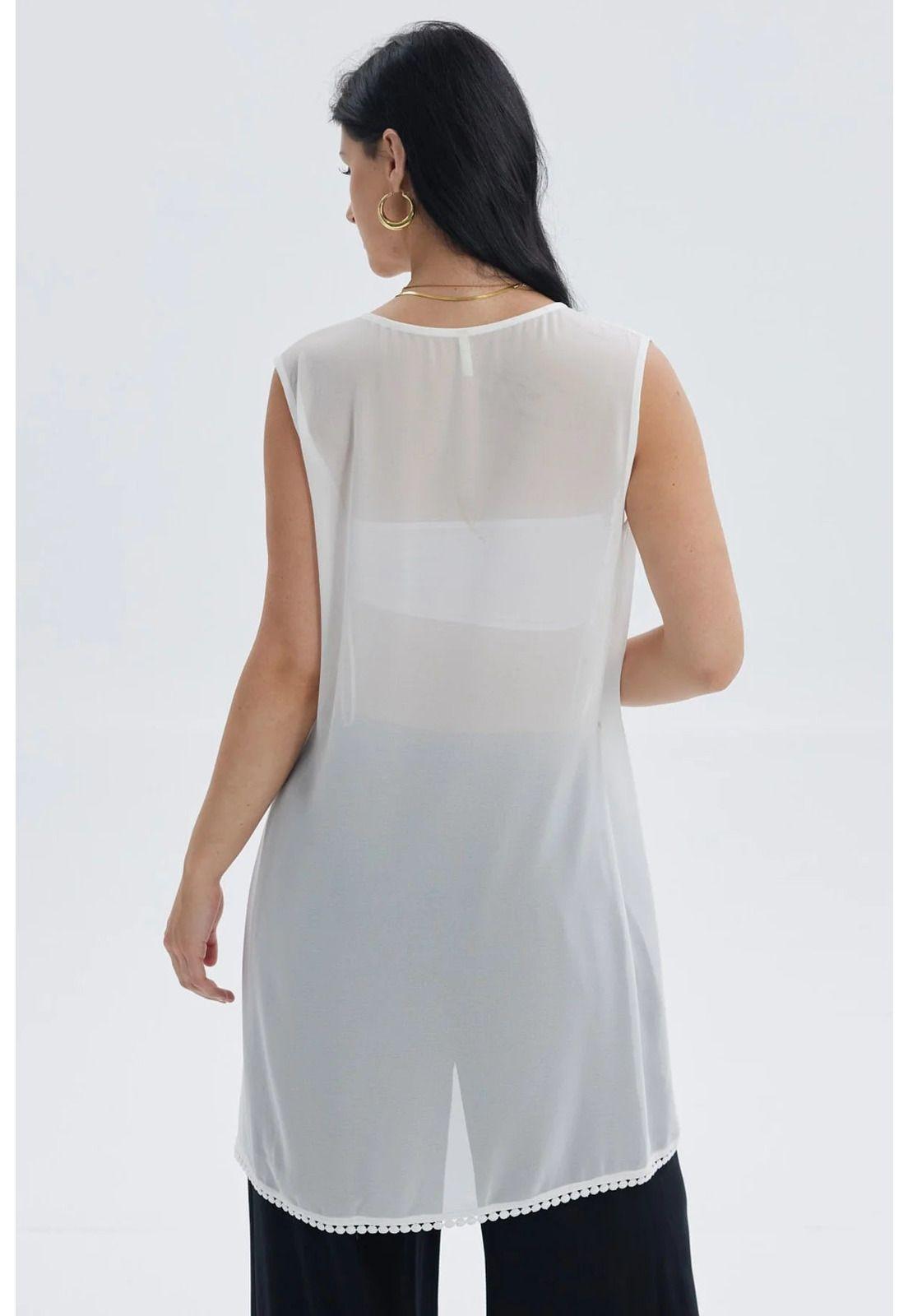 Polera Mujer Cruzada Crudo-2