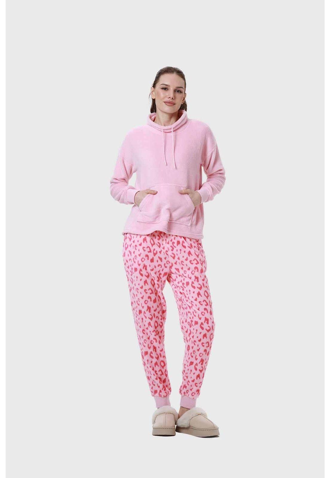 Pijama Mujer Rosado-0