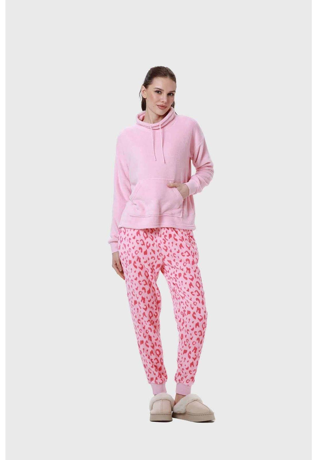 Pijama Mujer Rosado-3