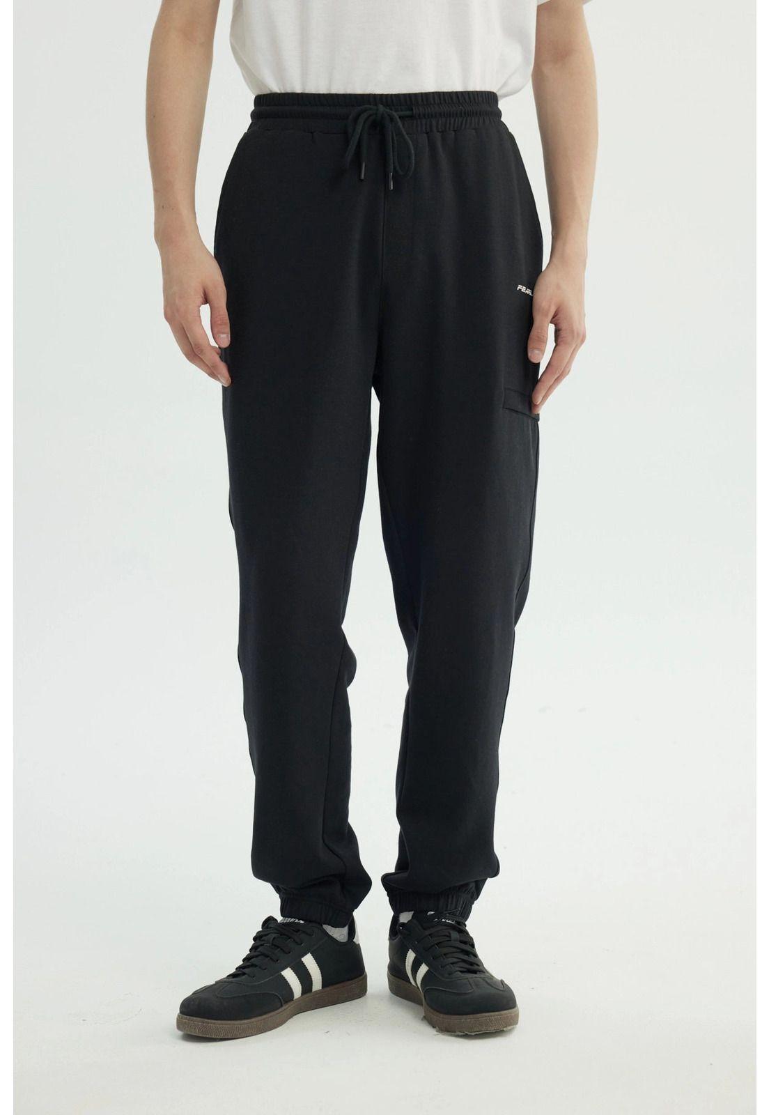 Pantalón Buzo Hombre Pitillo Negro - lll-0